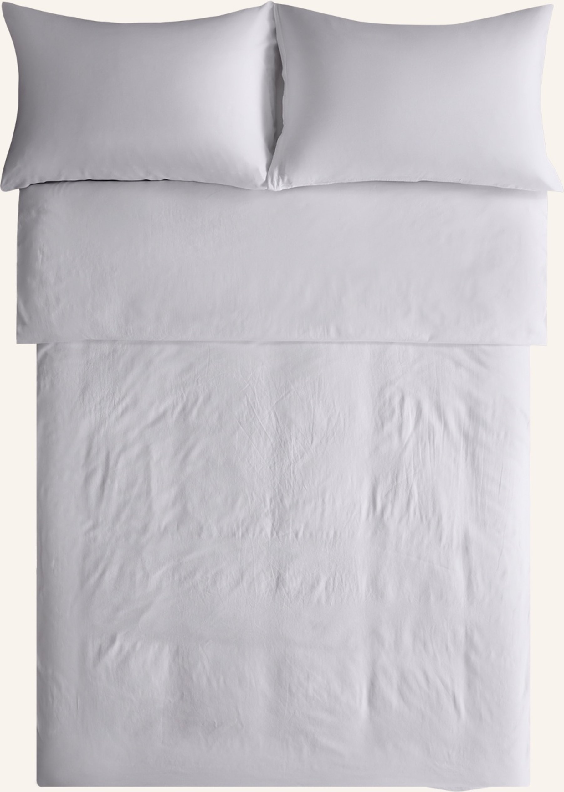 Royfort Bettwäsche-Set Baumwolle weiss