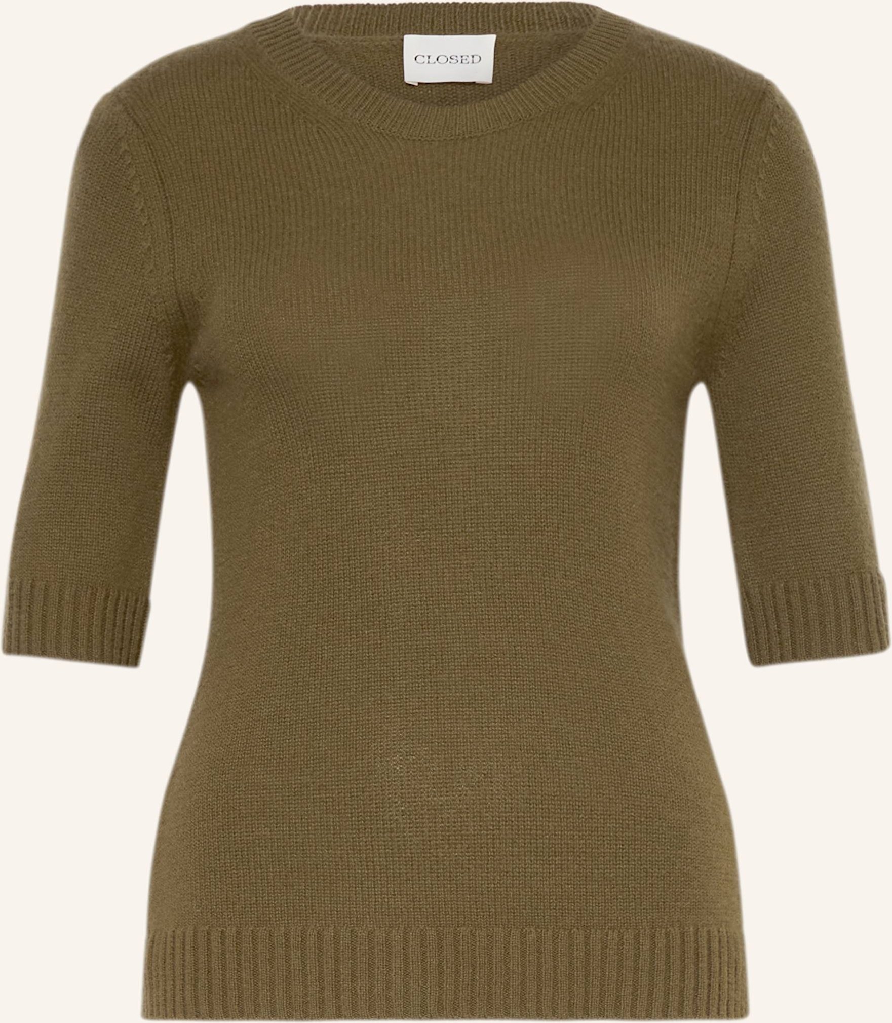 Closed Cashmere-Strickshirt gruen