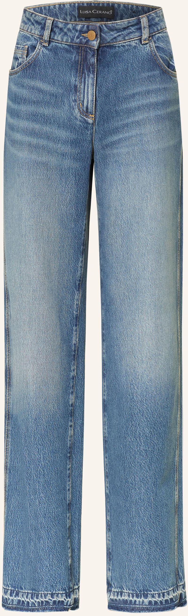 Luisa Cerano Straight Jeans weiss