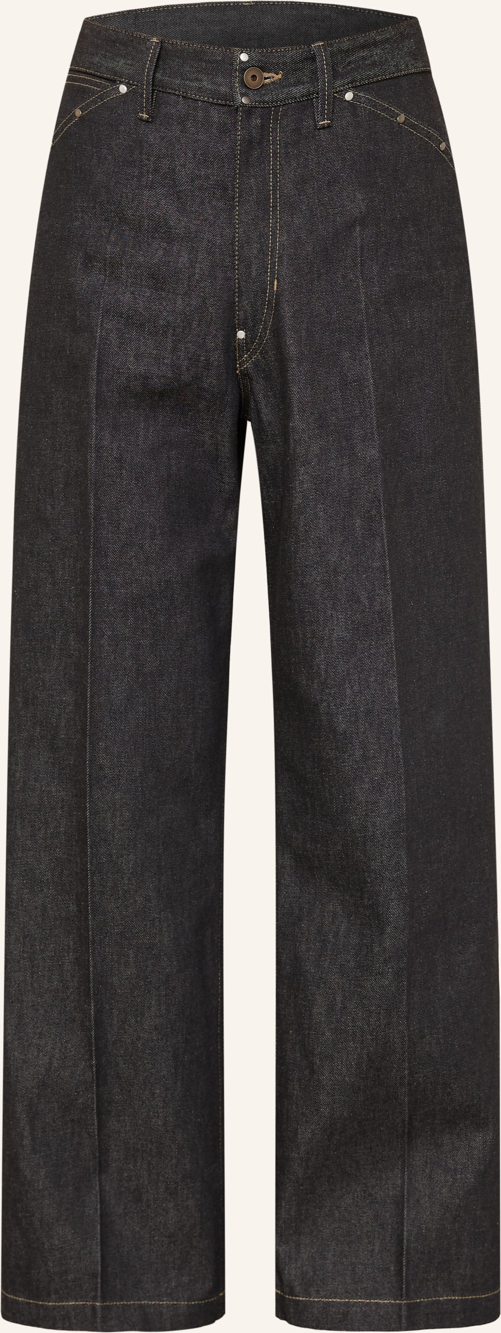 Lemaire Jeans Regular Fit Mit Nieten blau
