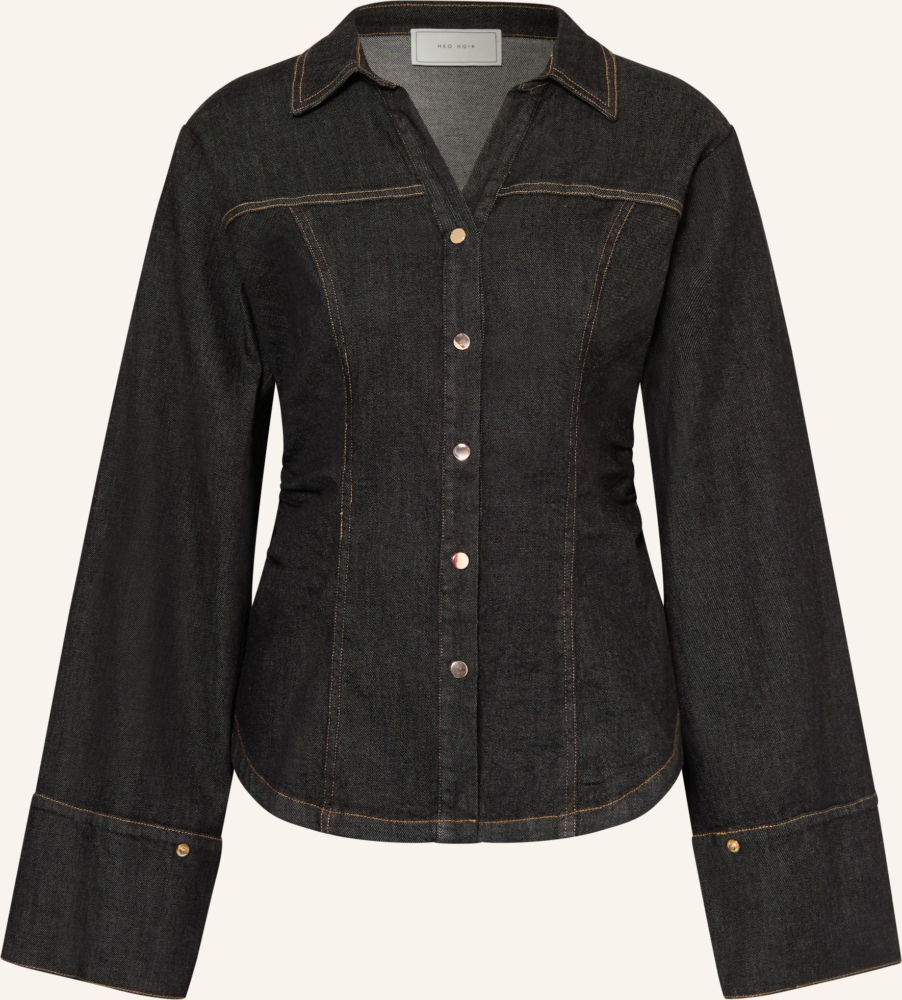 Neo Noir Jeansbluse Rabia schwarz