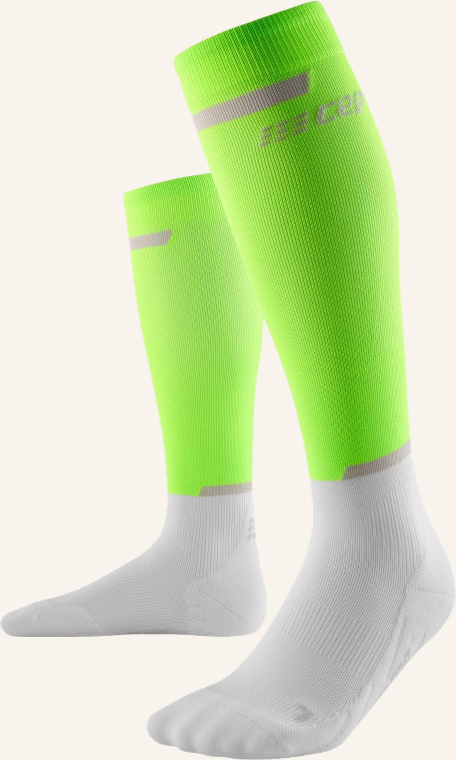 Cep Laufsocken The Run Knee-High Mit Kompression gruen