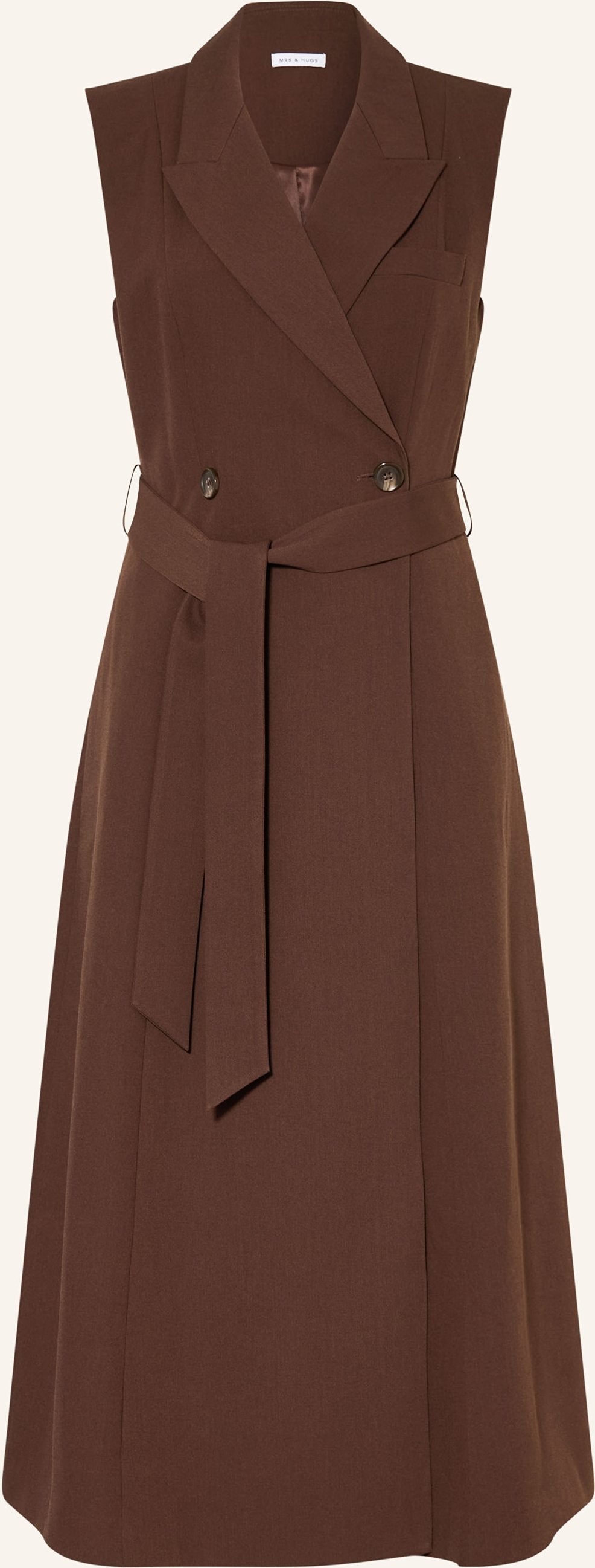 Mrs & Hugs Wickelkleid braun
