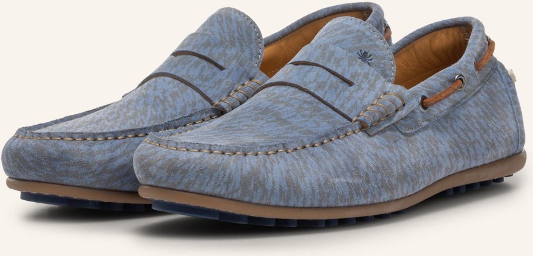 Floris Van Bommel Mokassins De Drijver 02 blau