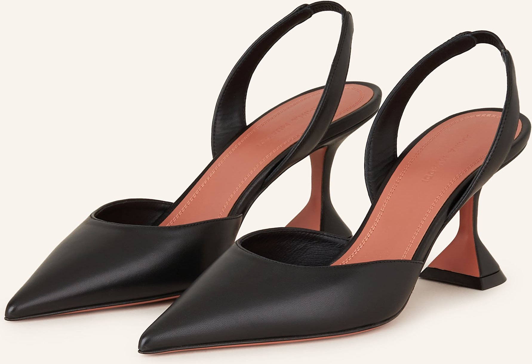 Amina Muaddi Slingpumps Holli schwarz