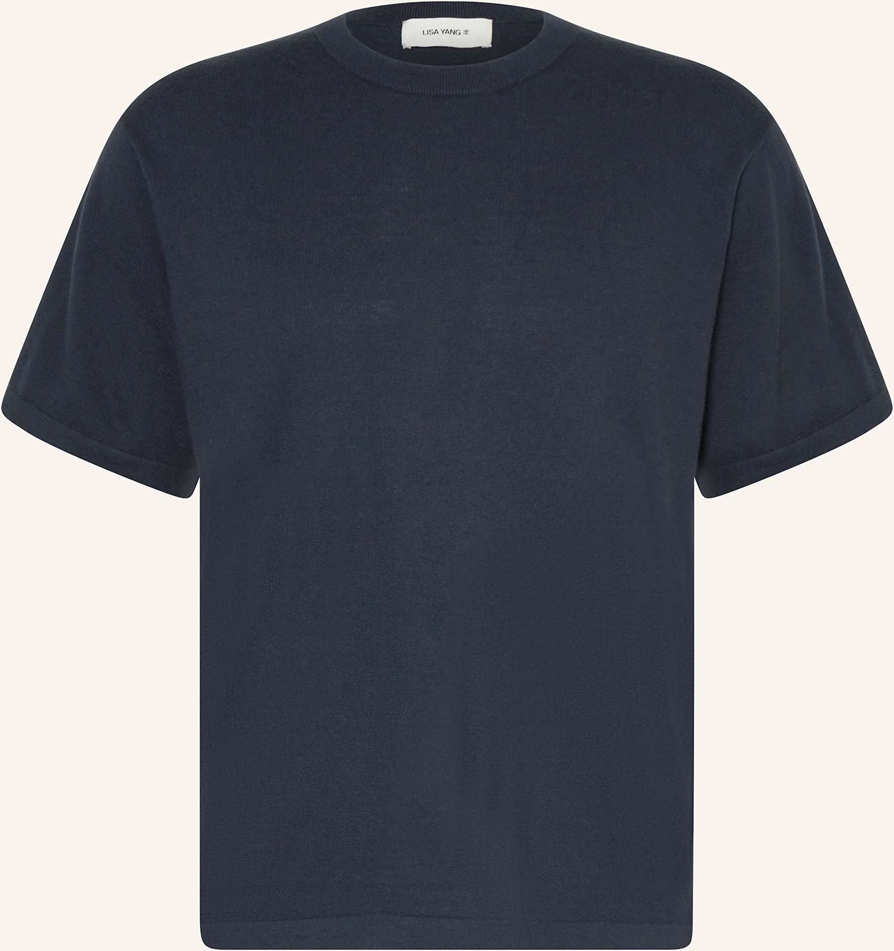 Lisa Yang Strickshirt Bradley Mit Cashmere blau