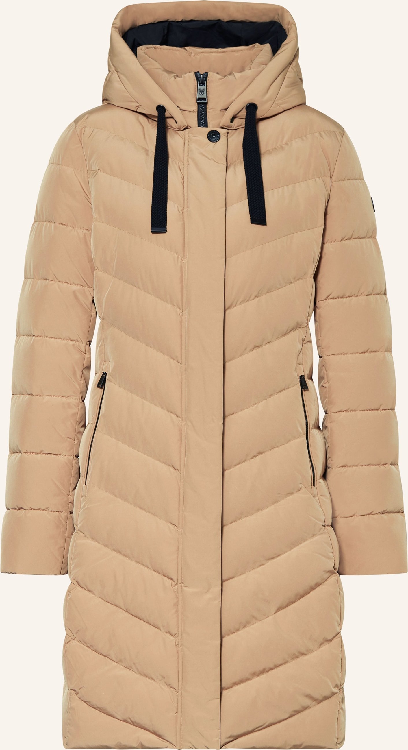 Fuchs Schmitt Steppmantel Mit Abnehmbarer Kapuze beige