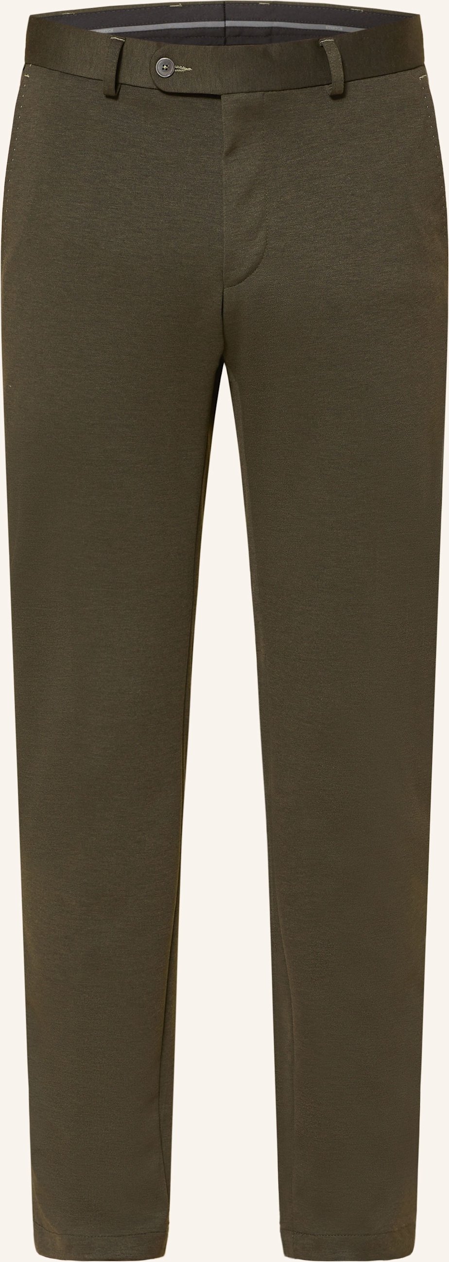 Digel Anzughose Sergio Regular Fit Aus Jersey gruen