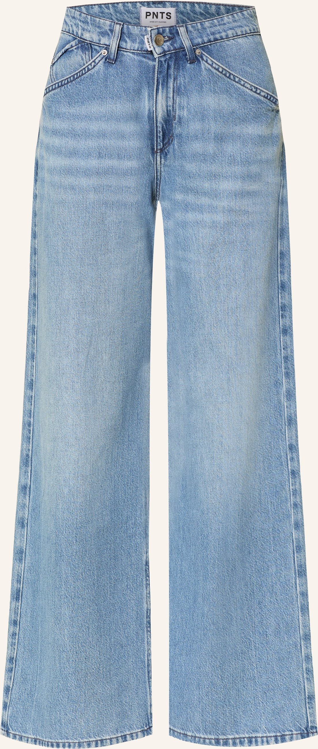 Pnts Wide Leg Jeans The Raver blau