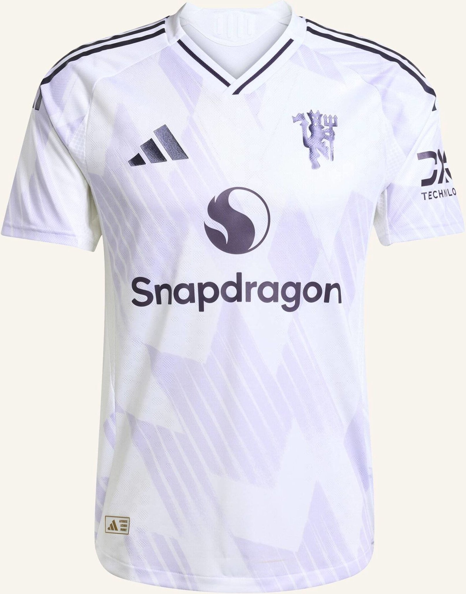 Adidas Manchester United 25/26 Authentic Auswärtstrikot weiss