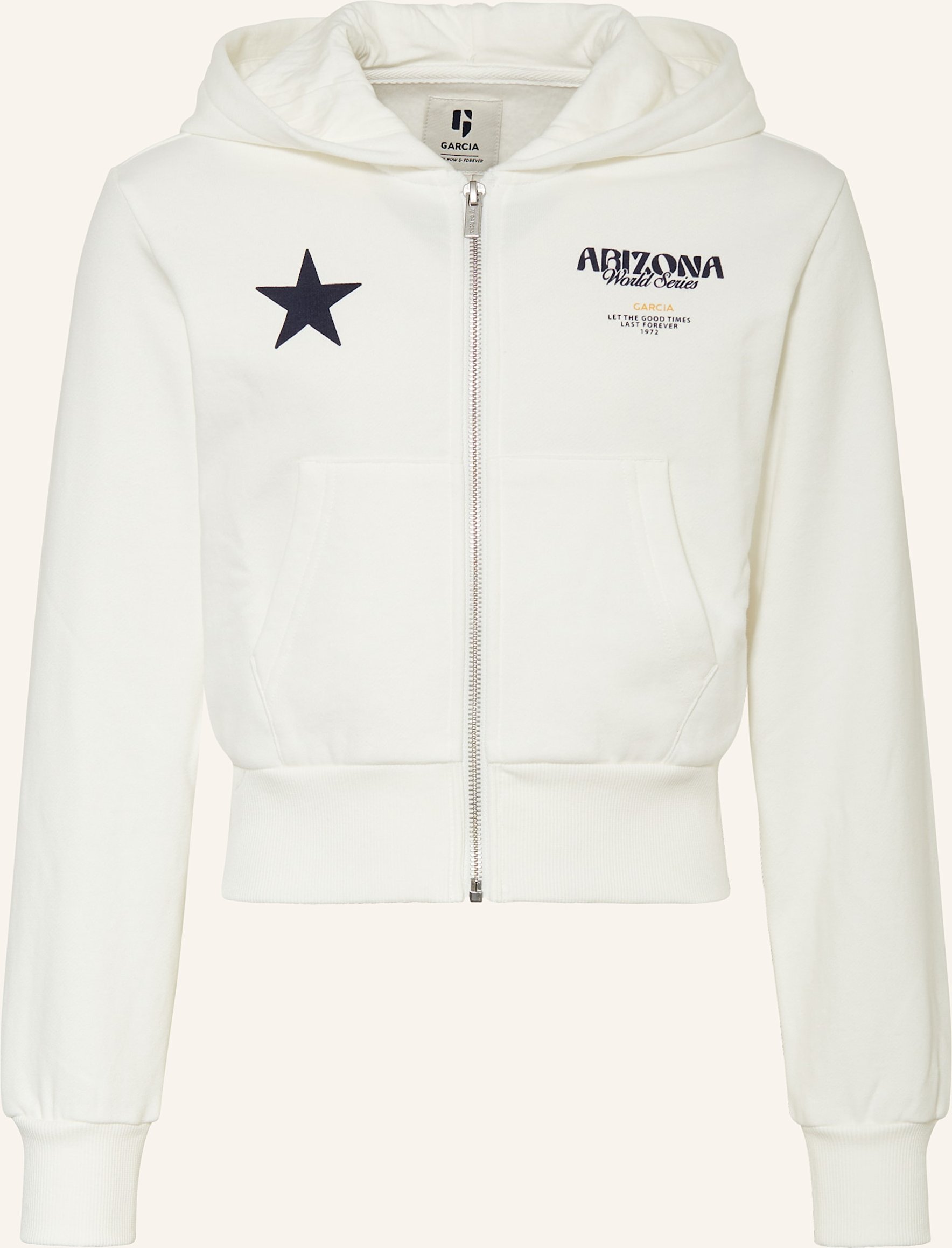 Garcia Sweatjacke weiss