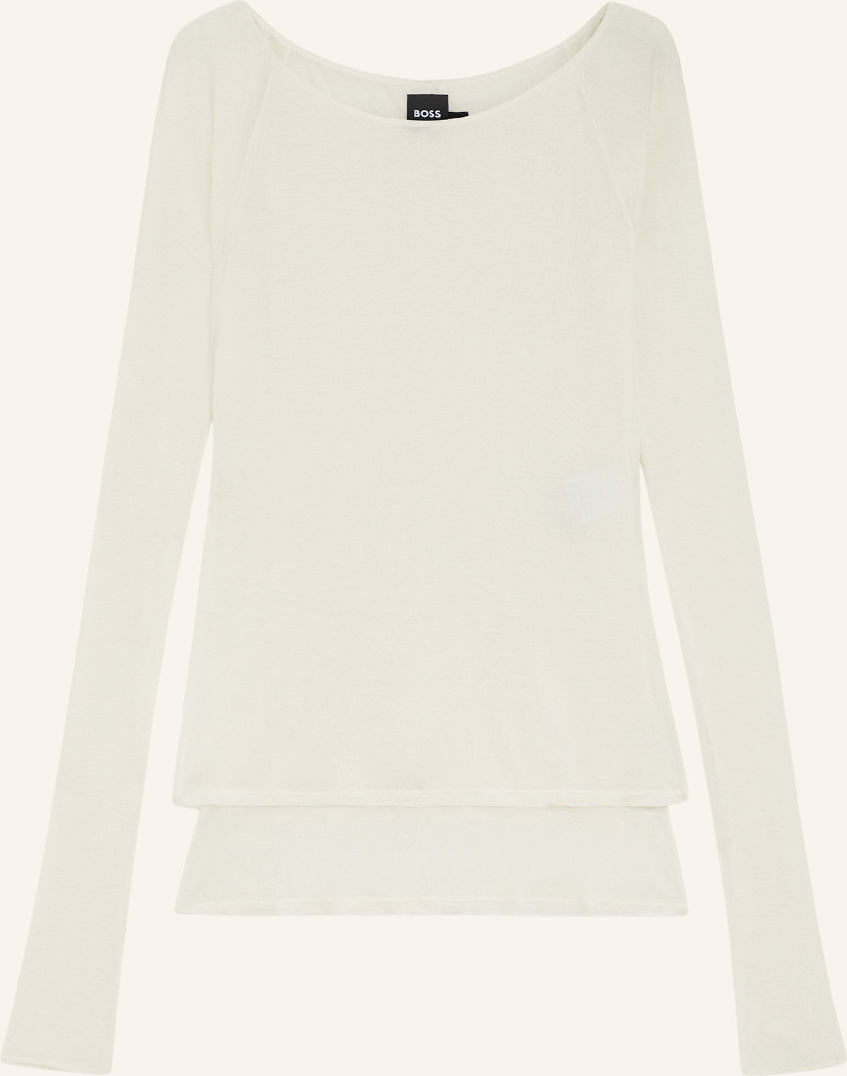 Boss Casual Top edupla1 Slim Fit beige