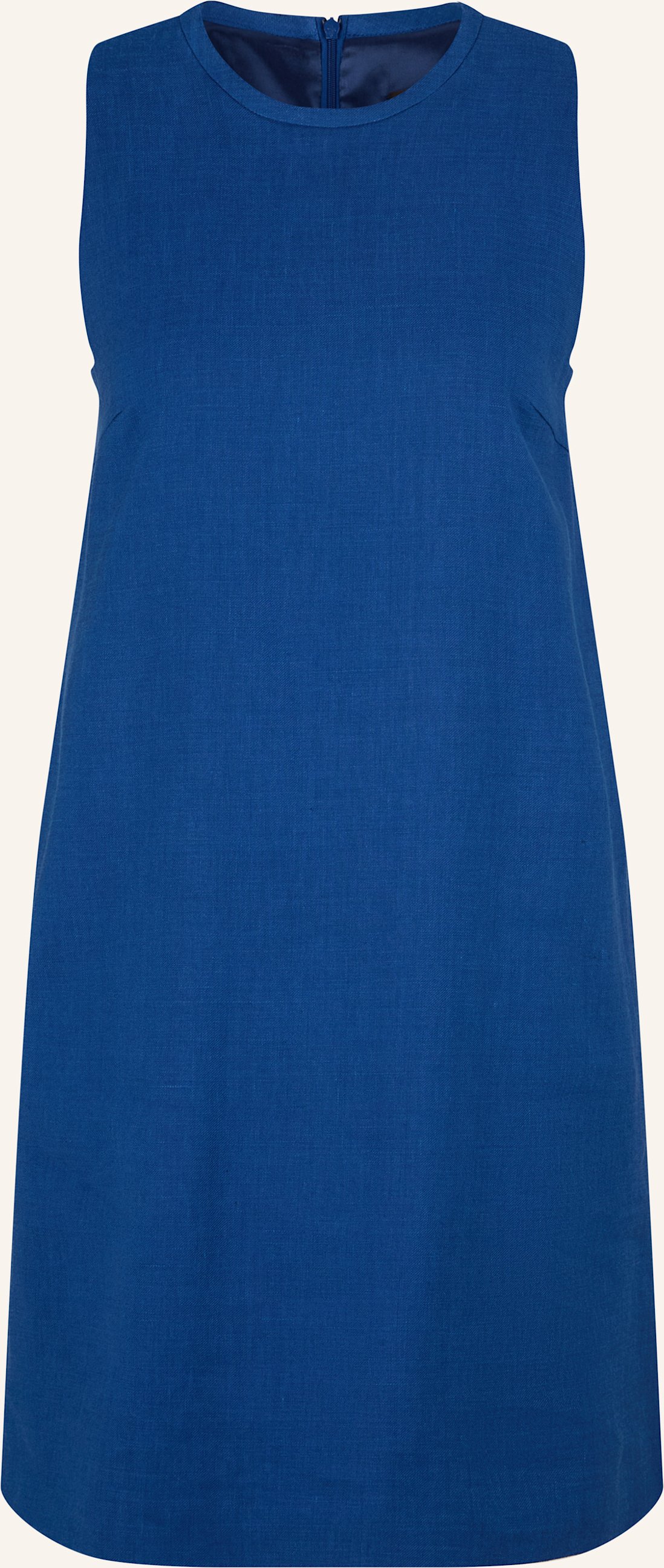 Windsor. Kleid Mit Leinen blau