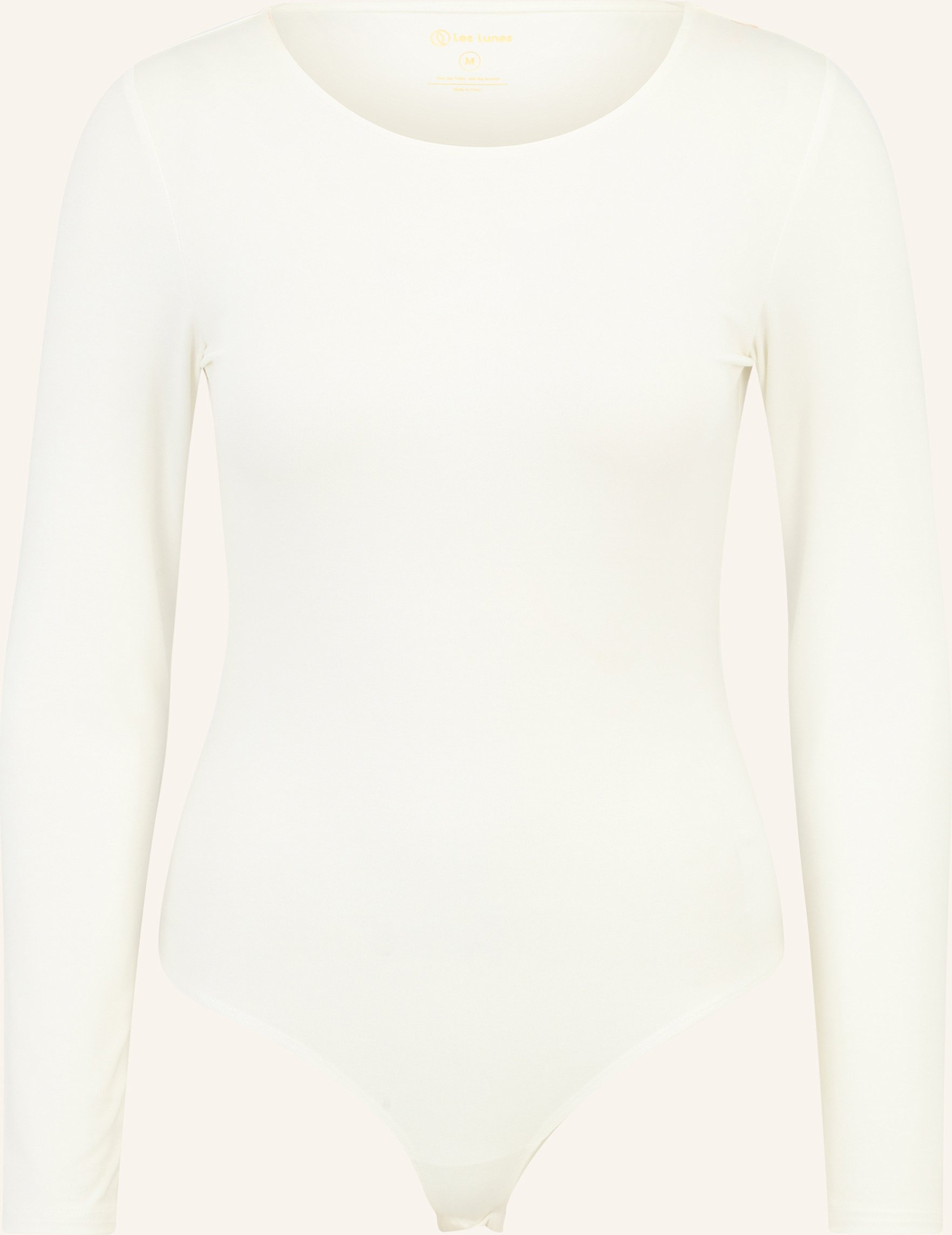 Les Lunes Langarmbody Alena Body weiss