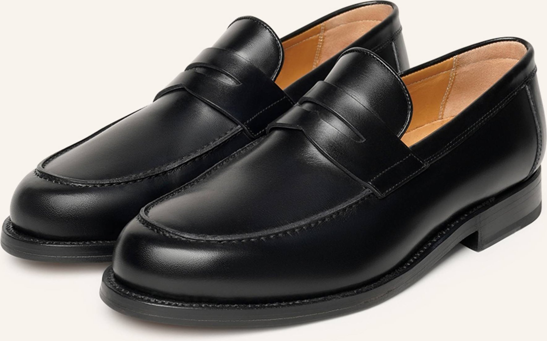 Thumbnail - Heinrich Dinkelacker Slipper Wien Plain Bc schwarz