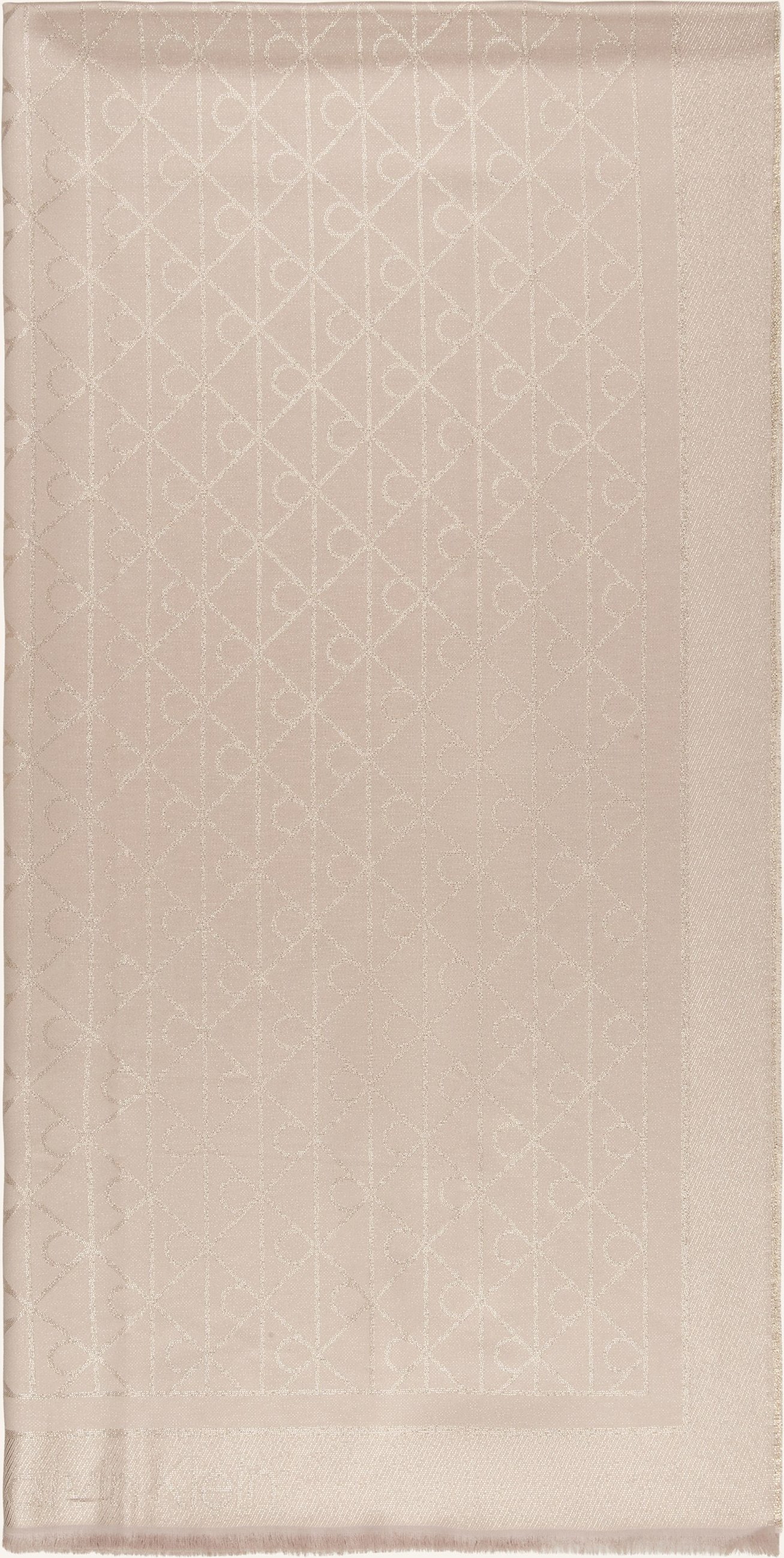 Calvin Klein Schal Mit Glitzergarn beige