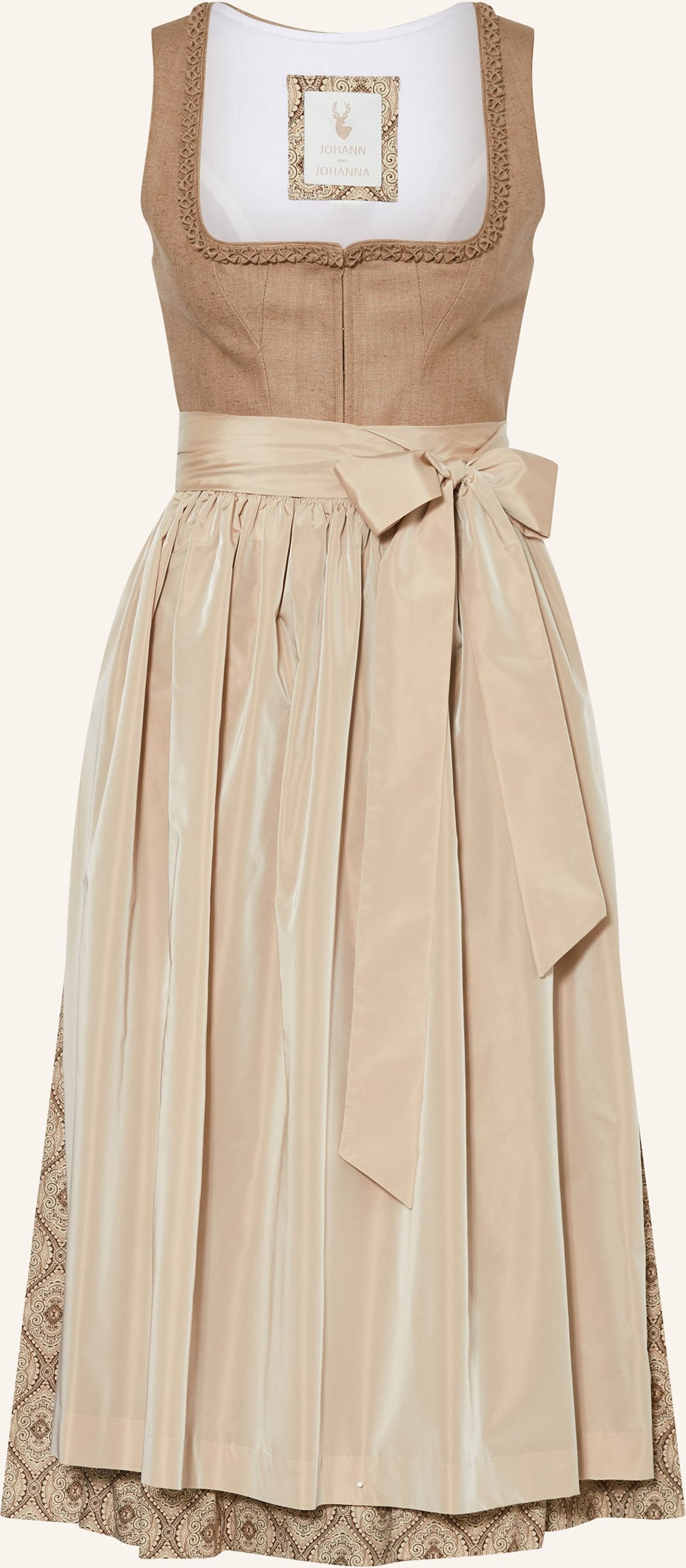 Johann & Johanna Dirndl Mit Seide beige