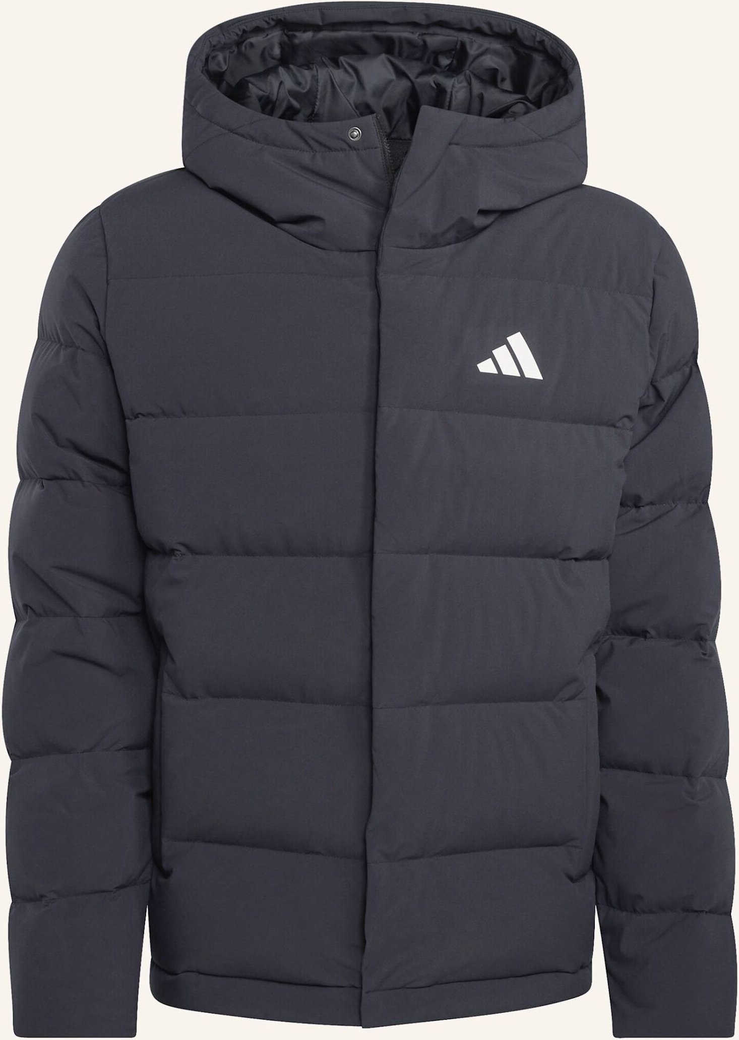 Thumbnail - Adidas Helionic Climawarm Daunenjacke Mit Kapuze schwarz