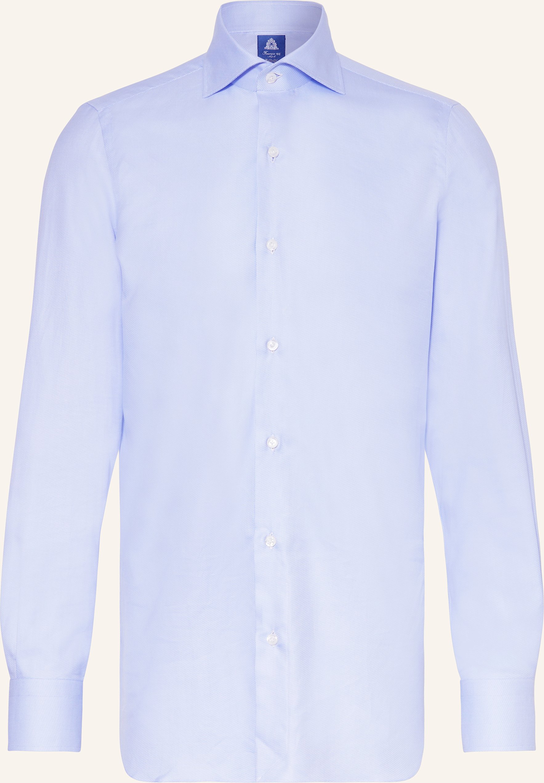 Finamore 1925 Hemd Napoli Regular Fit blau