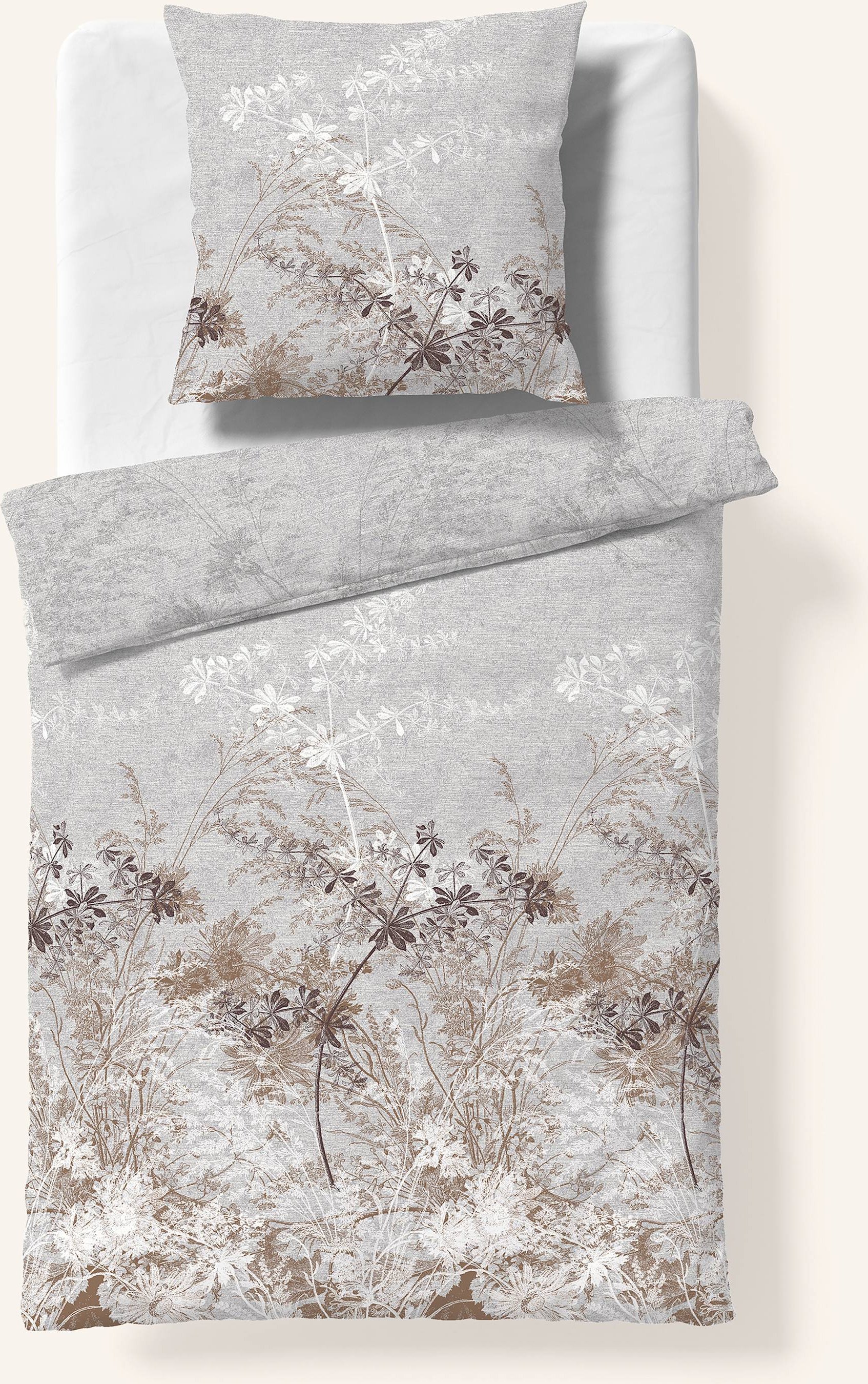 Fleuresse Bettwäsche Bed Art S grau