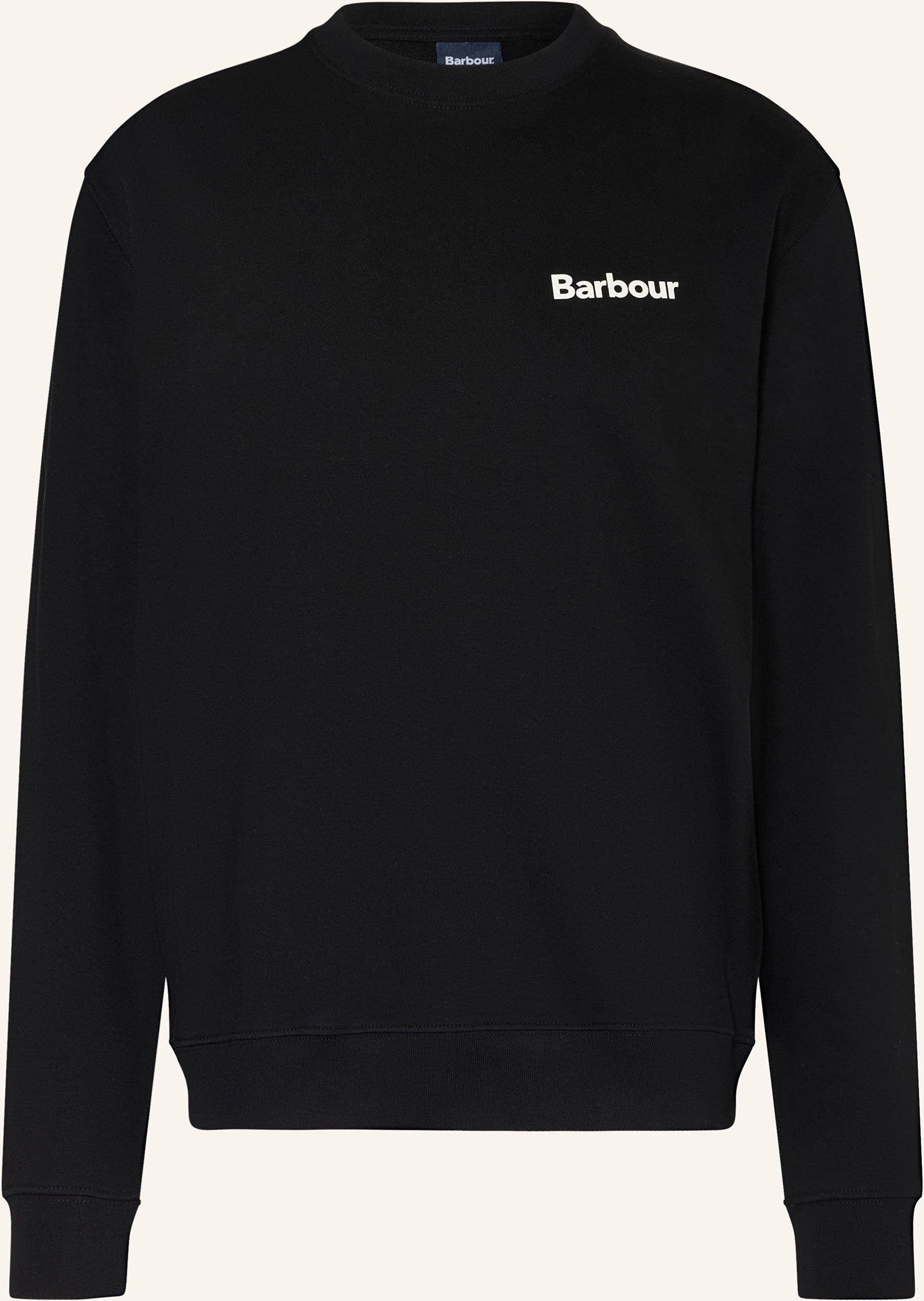 Barbour Sweatshirt Firbank schwarz