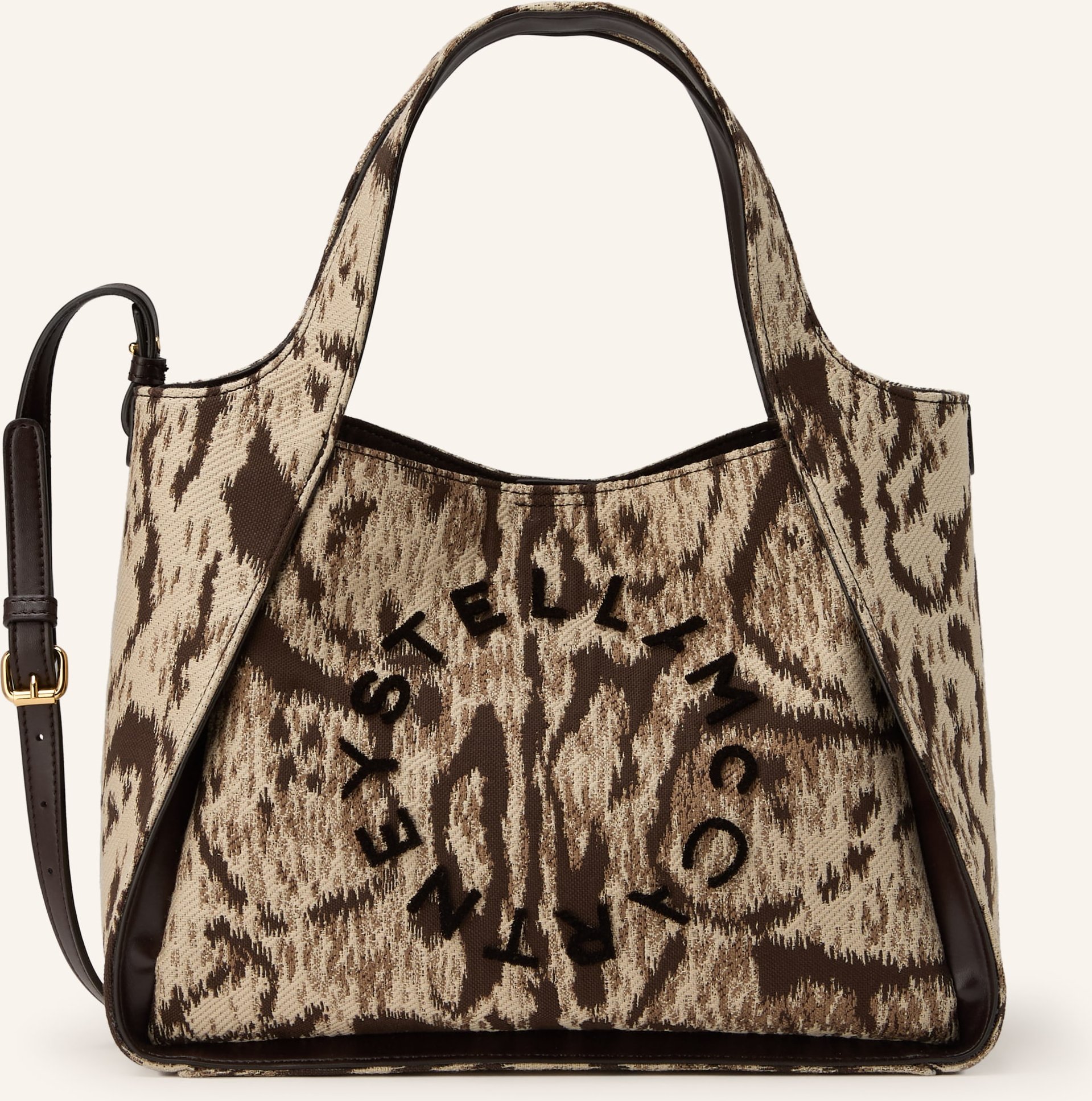 Stella Mccartney Umhängetasche Mit Herausnehmbarer Pouch braun