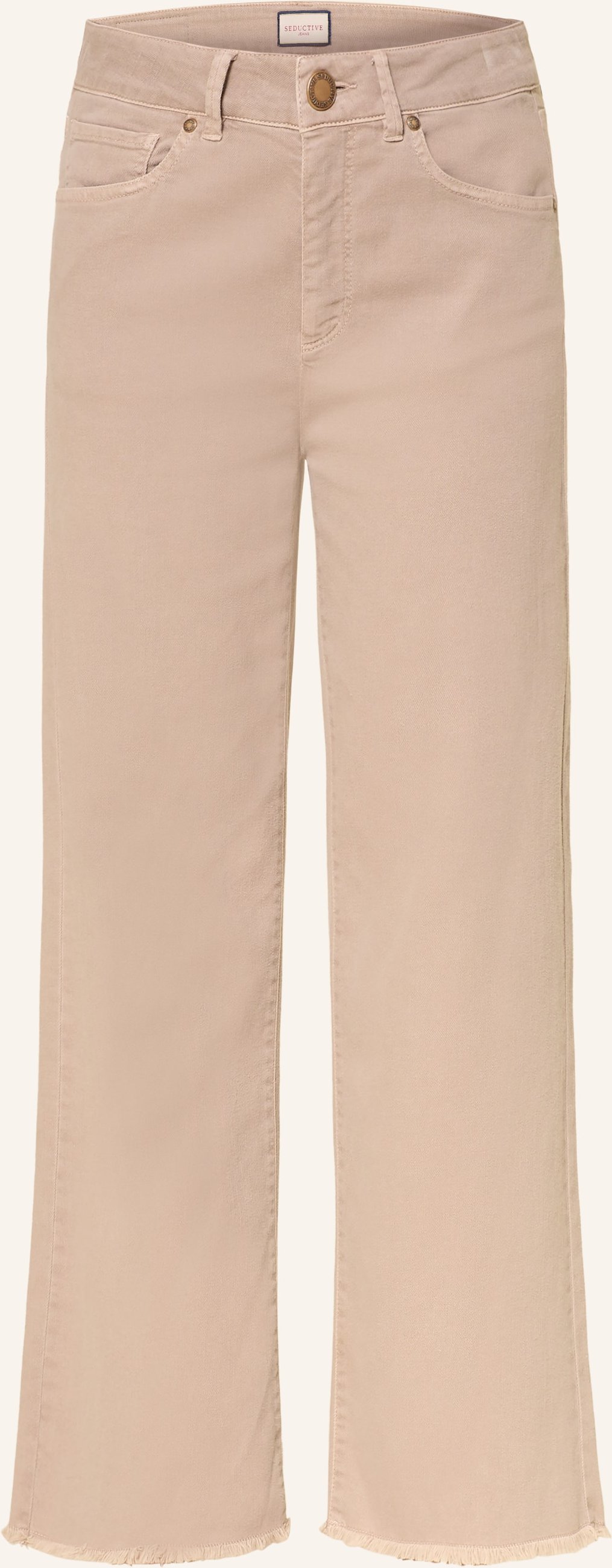 Seductive Cropped Jeans Meron beige