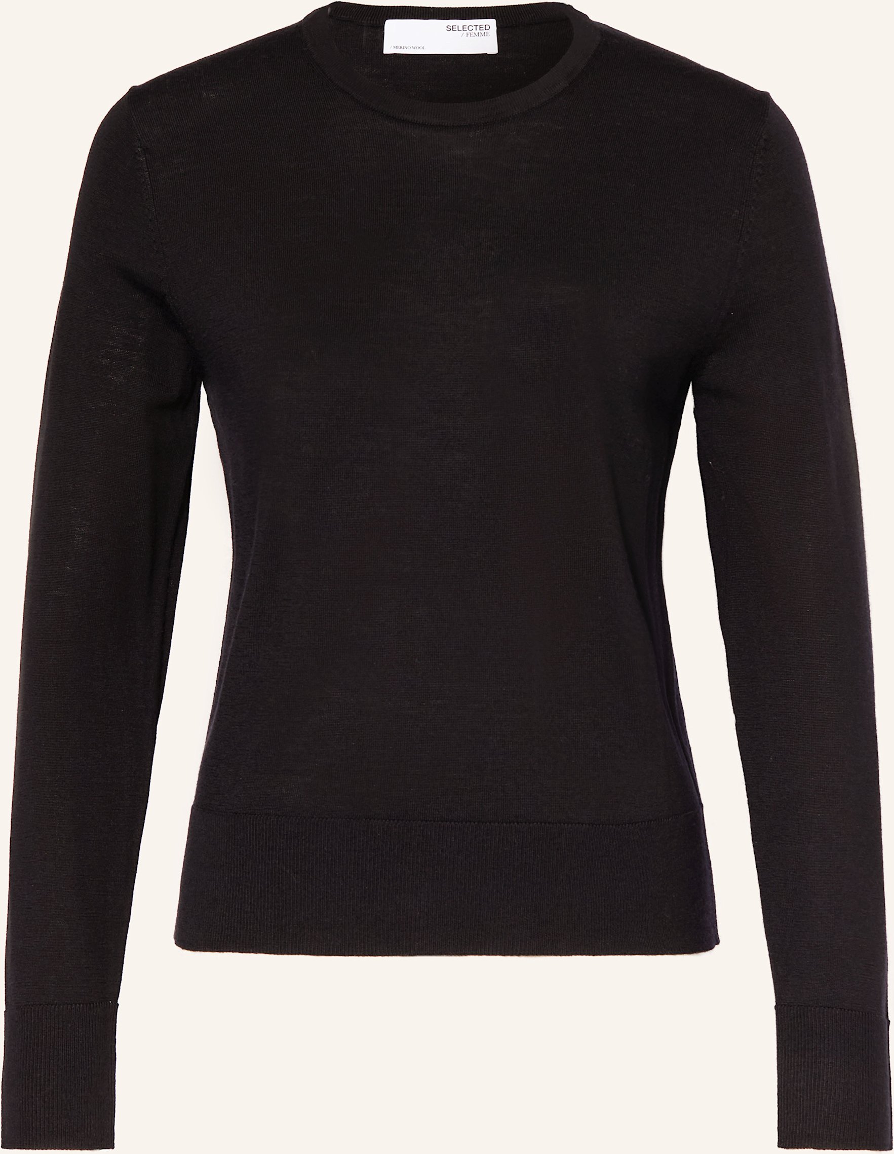 Selected Femme Pullover schwarz