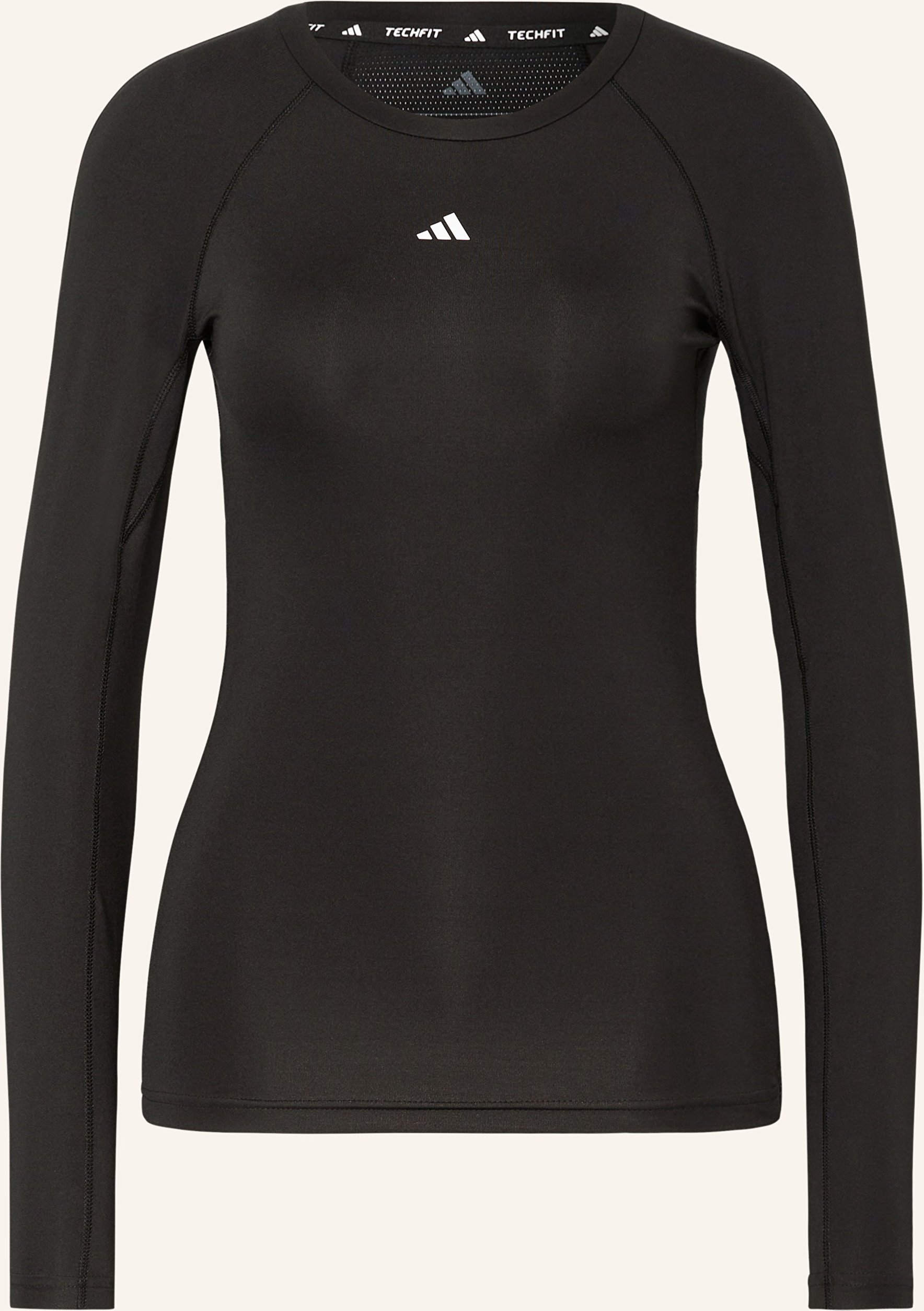 Thumbnail - Adidas Longsleeve Techfit schwarz