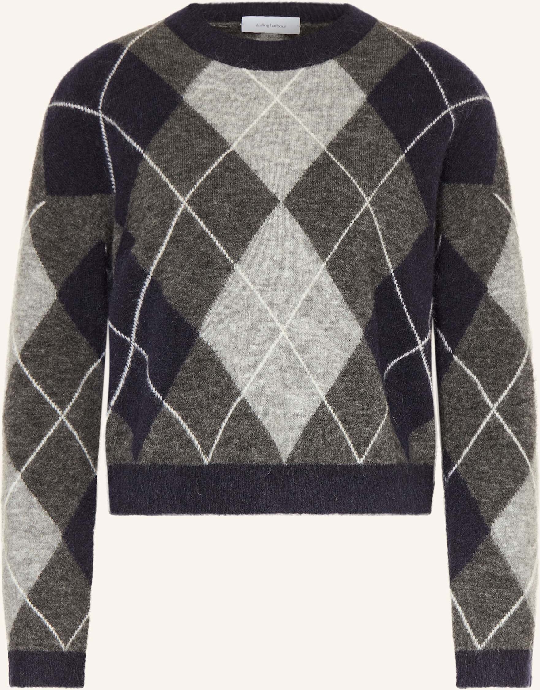 Thumbnail - Darling Harbour Pullover Mit Mohair grau