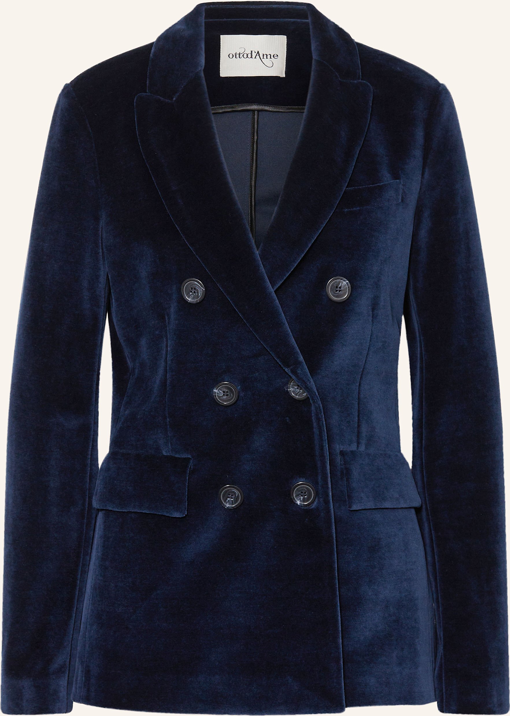 Ottod'ame Samtblazer blau