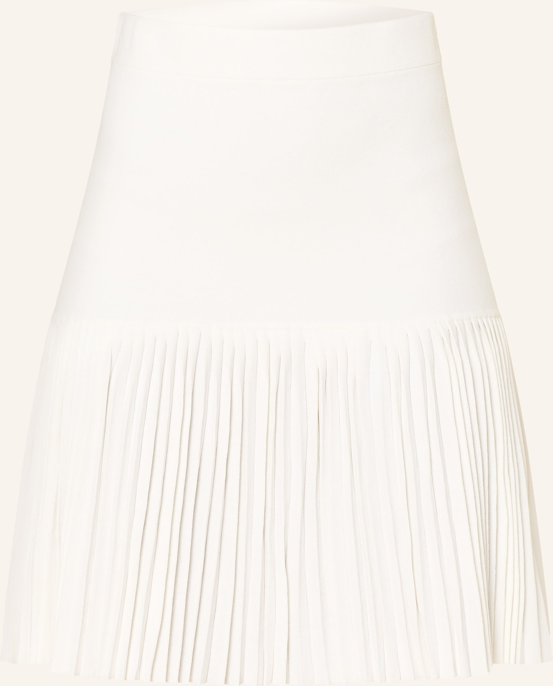 Claudie Pierlot Strickrock Mit Plissees weiss