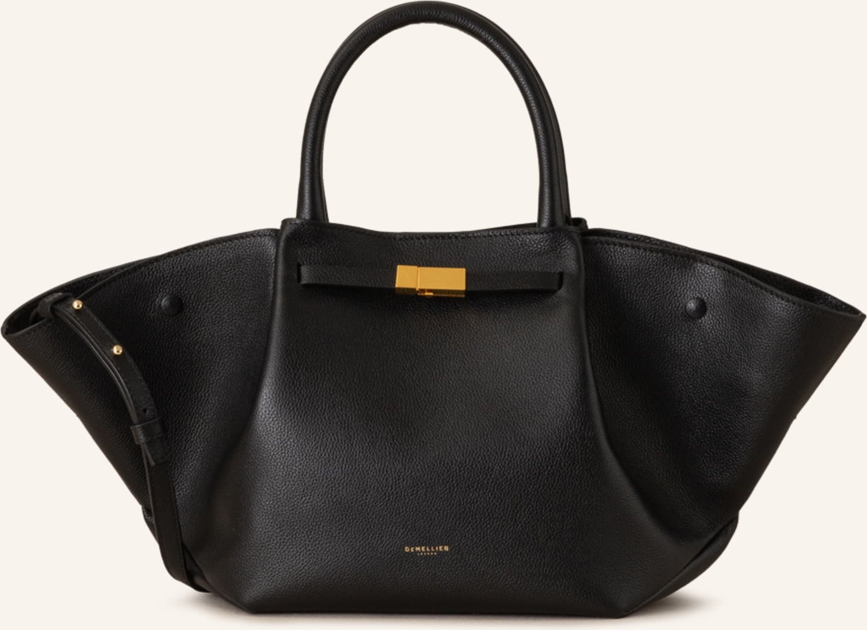 Demellier Handtasche Midi New York schwarz