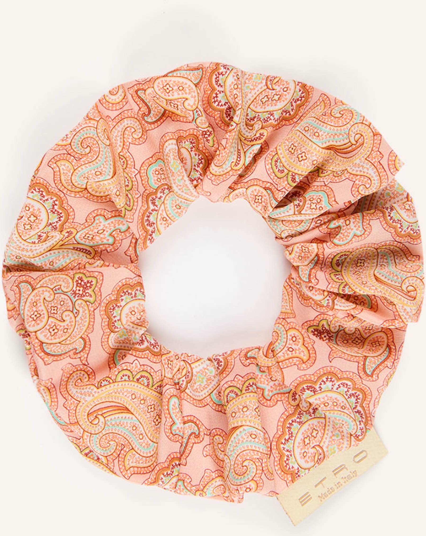 Etro Haargummi Aus Seide rosa