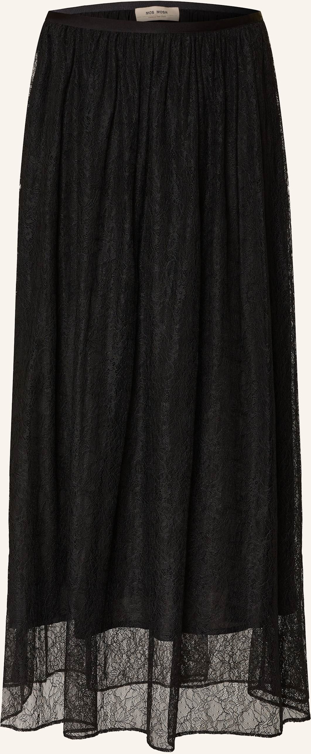 Mos Mosh Spitzenrock Mmsalinta schwarz