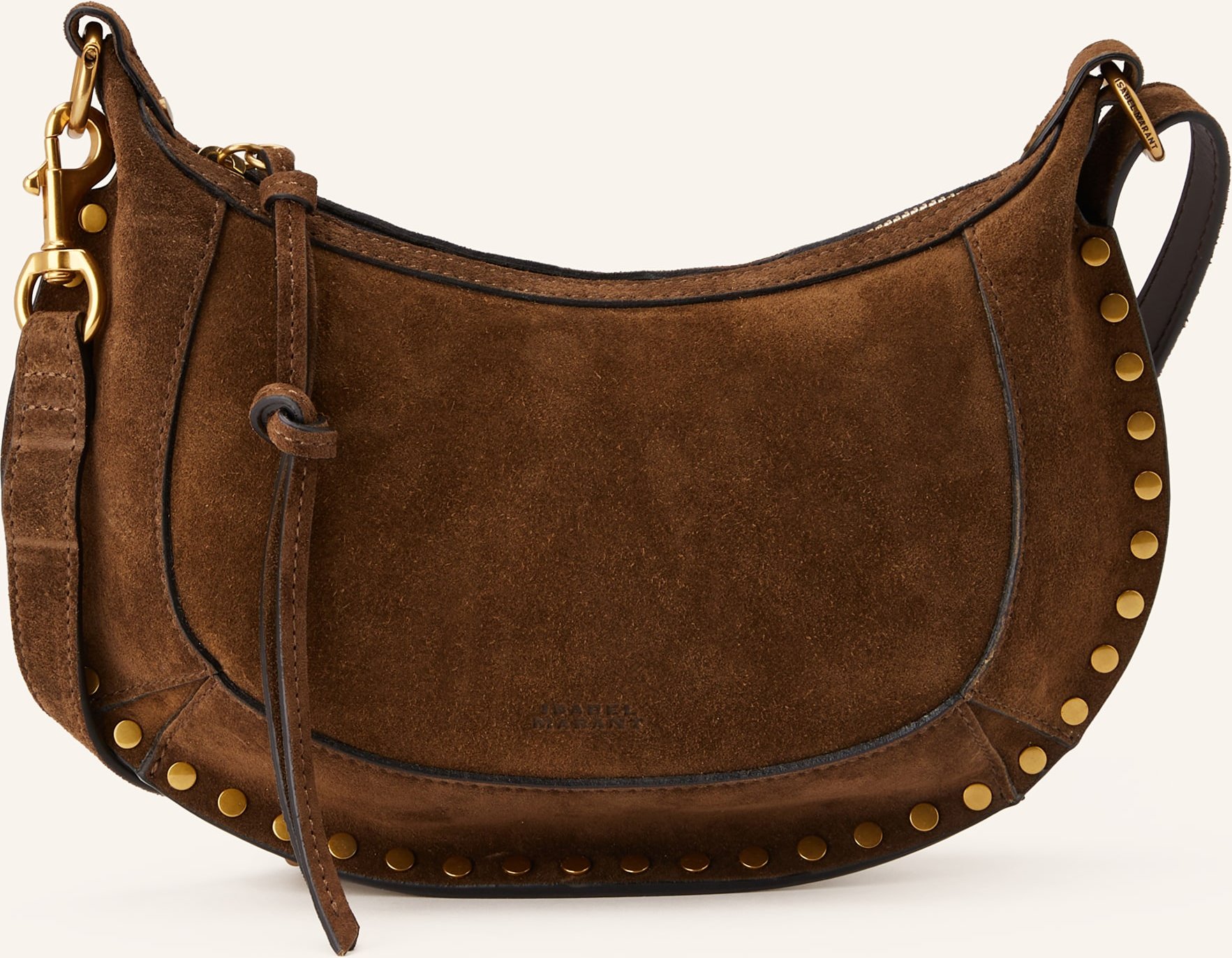 Isabel Marant Umhängetasche Oskan Moon braun
