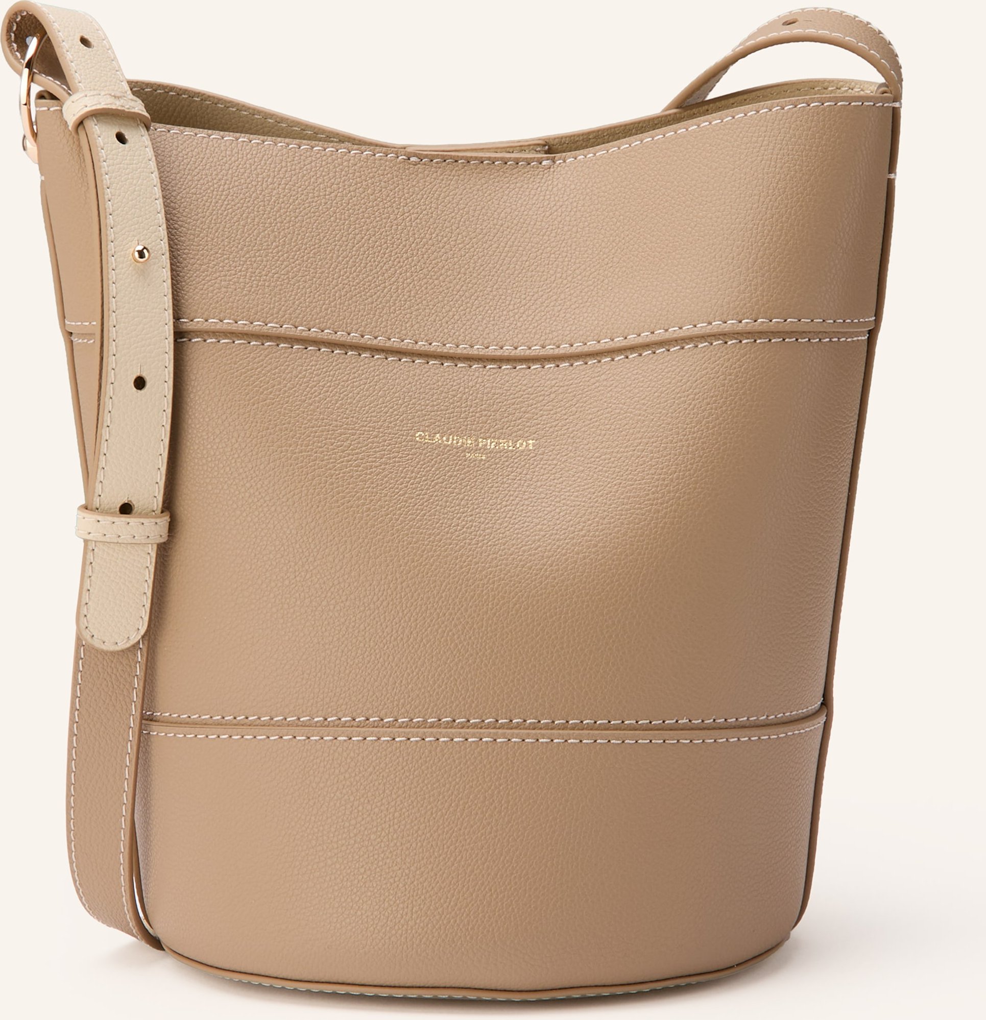 Claudie Pierlot Umhängetasche beige