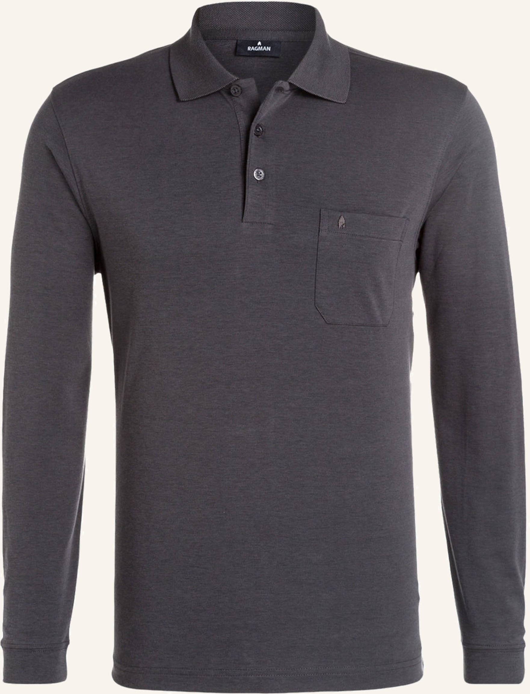 Ragman Poloshirt grau