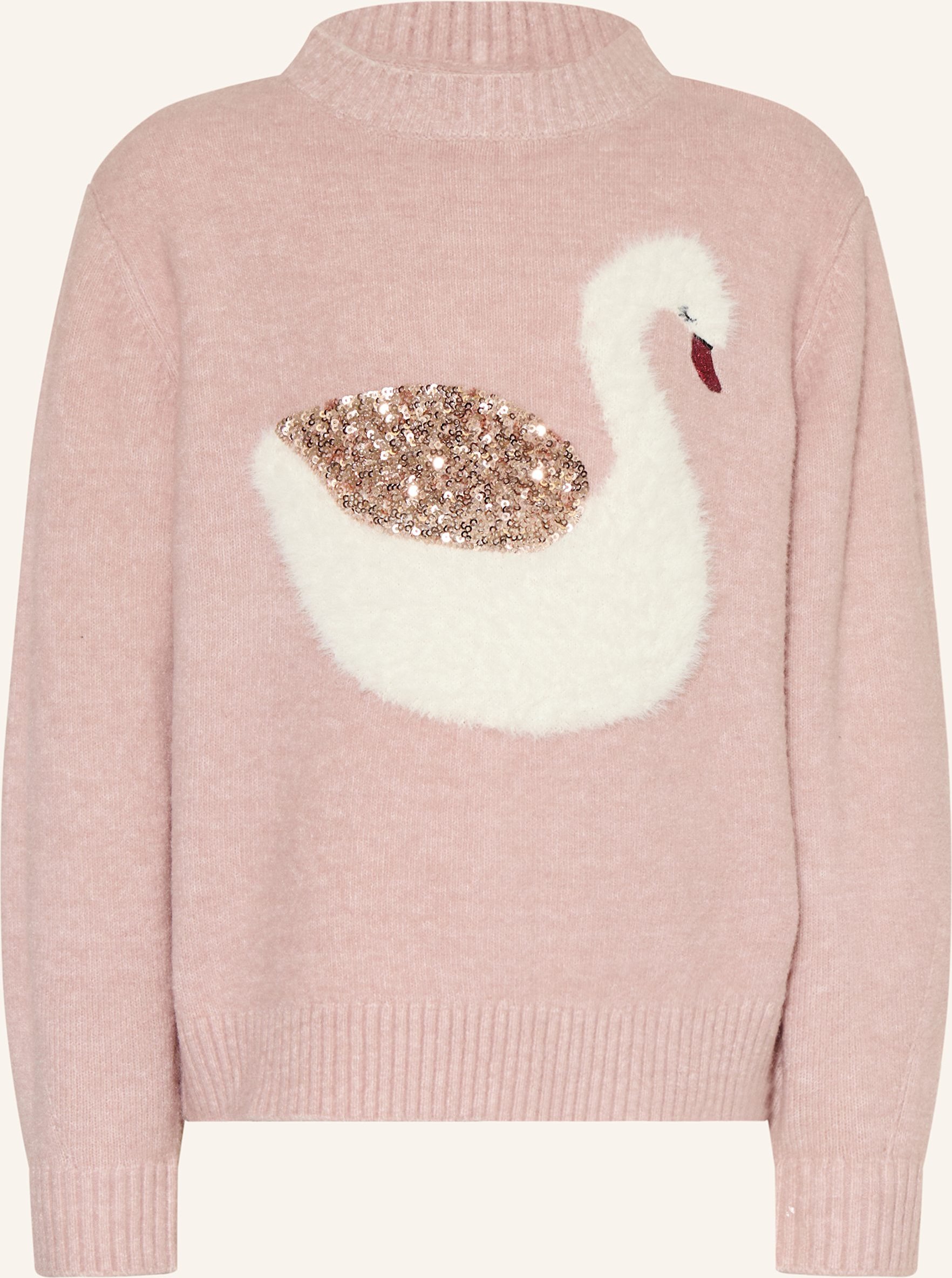 S.Oliver Red Pullover Mit Pailletten rosa