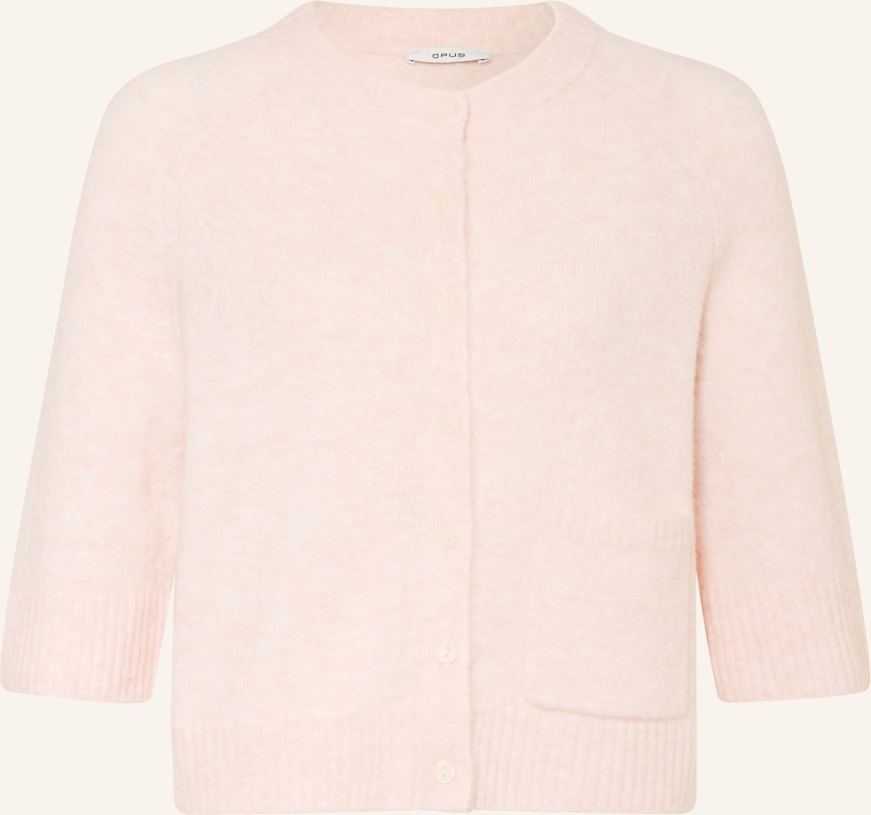 Opus Strickjacke Dathena Mit 3/4-Arm rosa