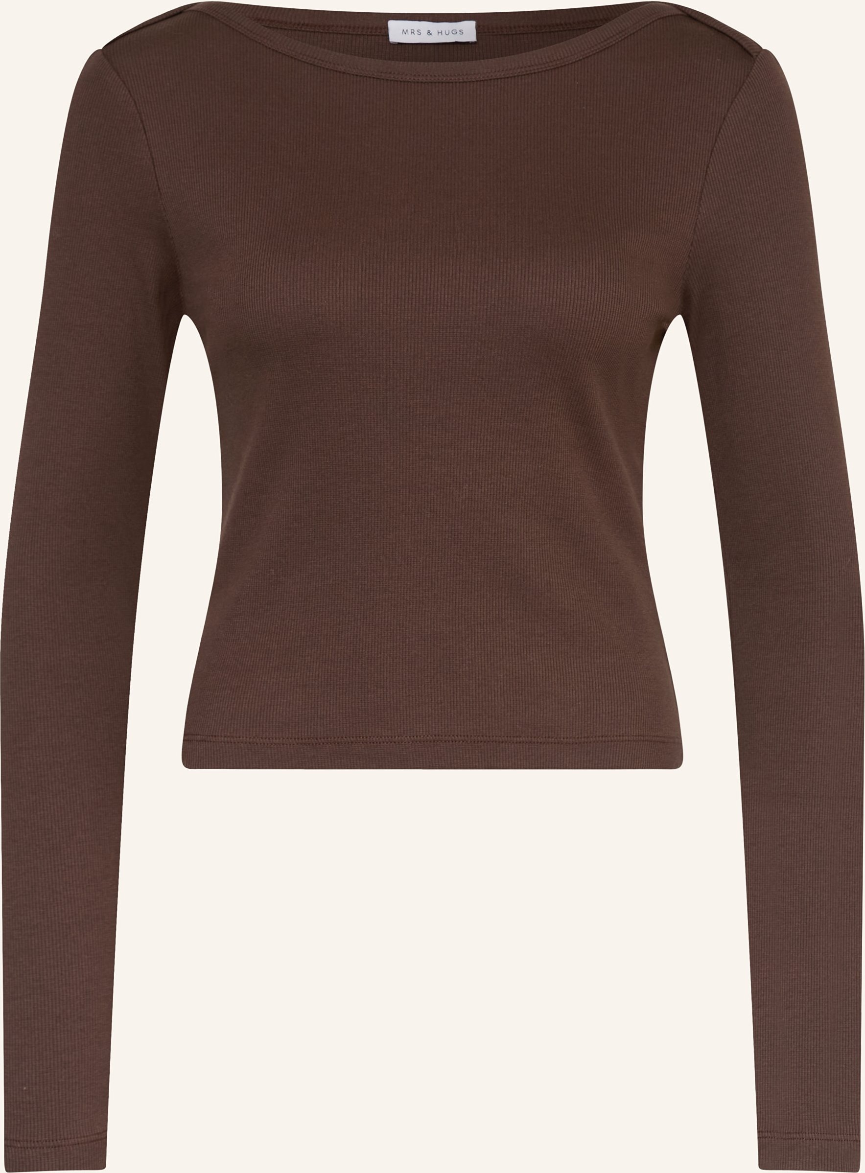 Mrs & Hugs Longsleeve braun