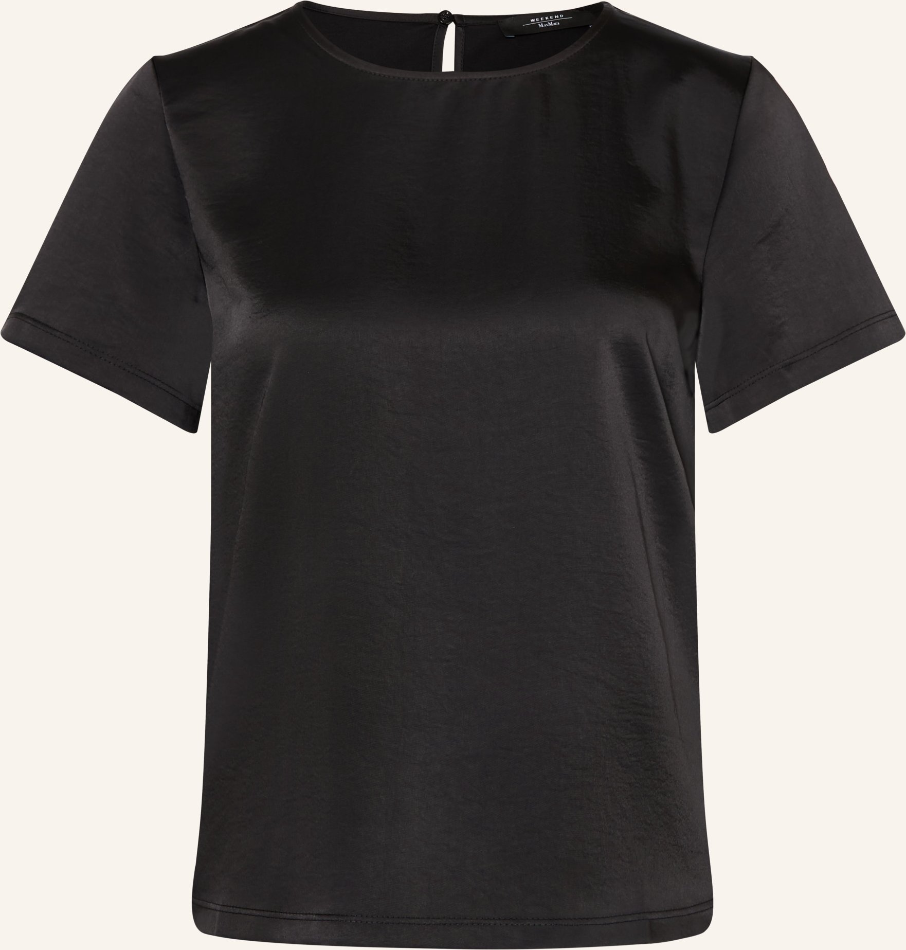 Weekend Max Mara Blusenshirt Zona Im Materialmix schwarz