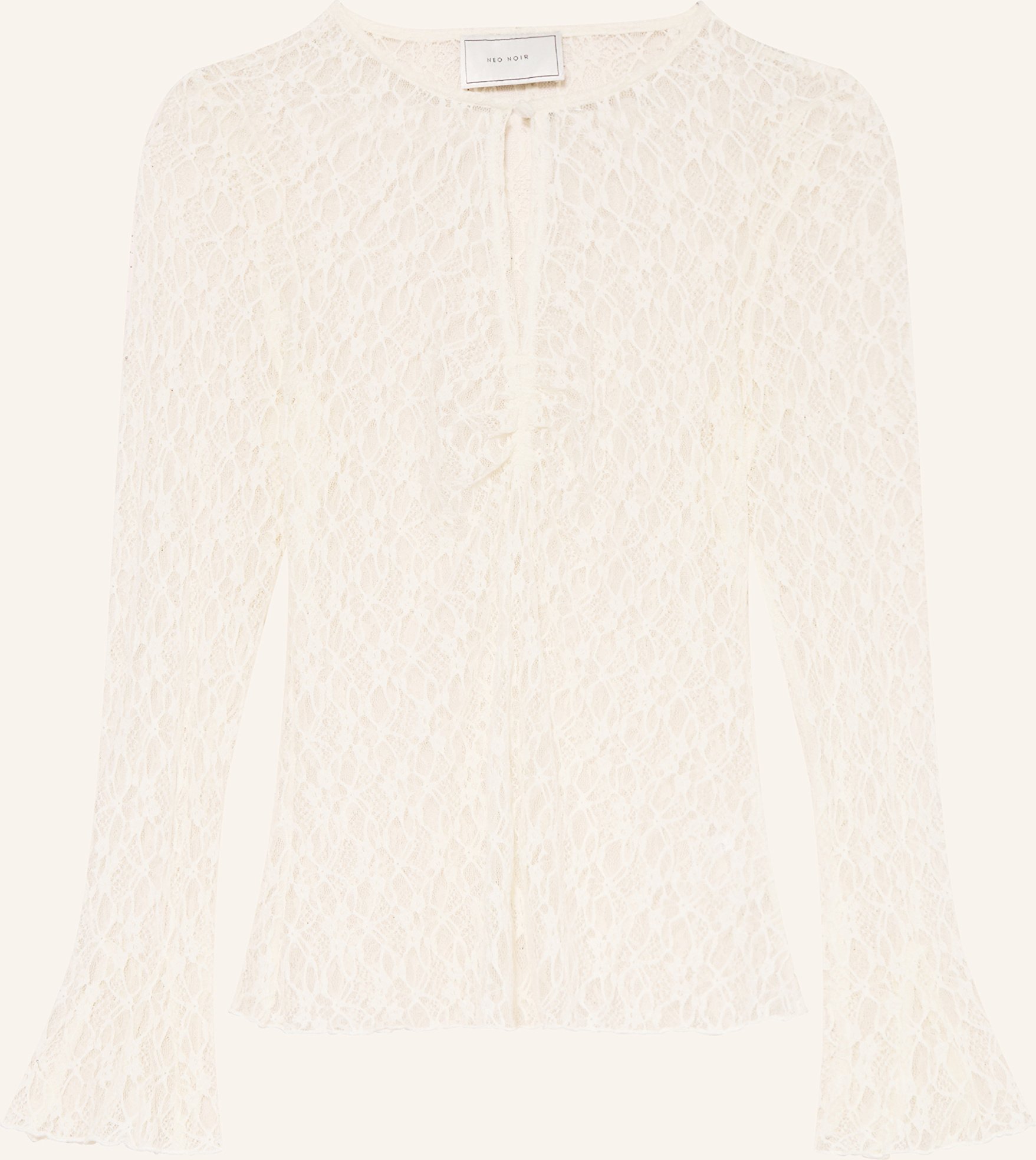 Neo Noir Blusenshirt Matria Aus Spitze beige