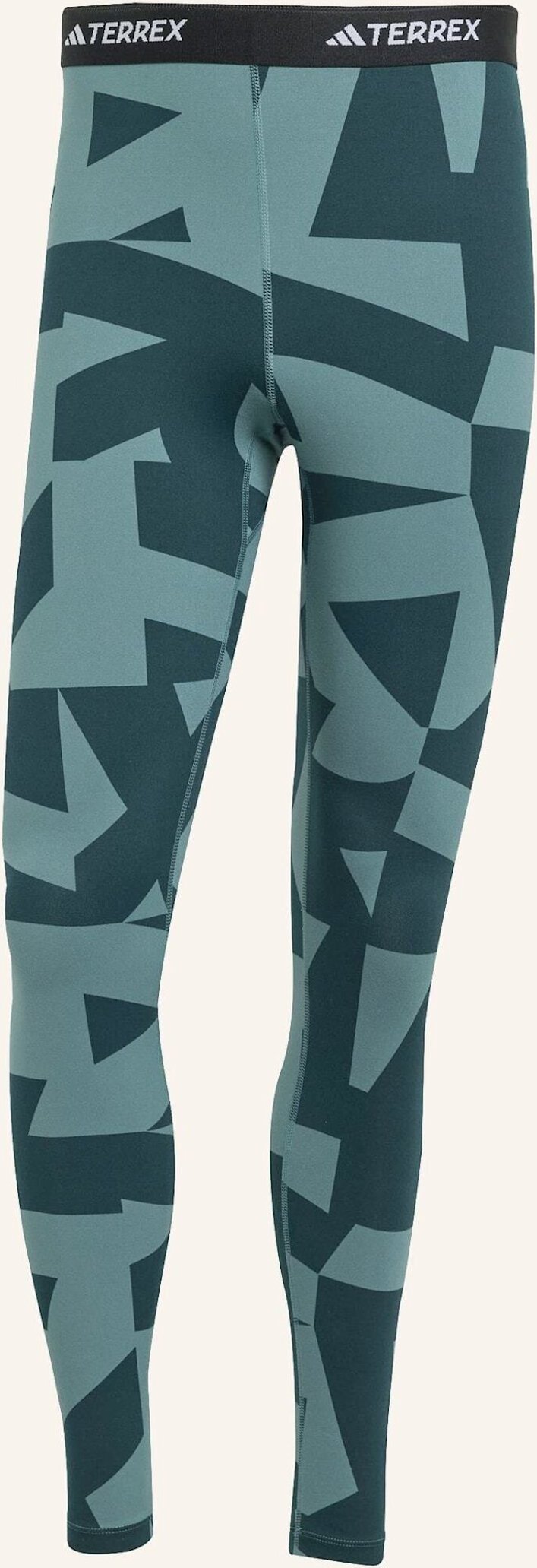 Thumbnail - Adidas Terrex Multi Synthetic Base Layer Leggings gruen
