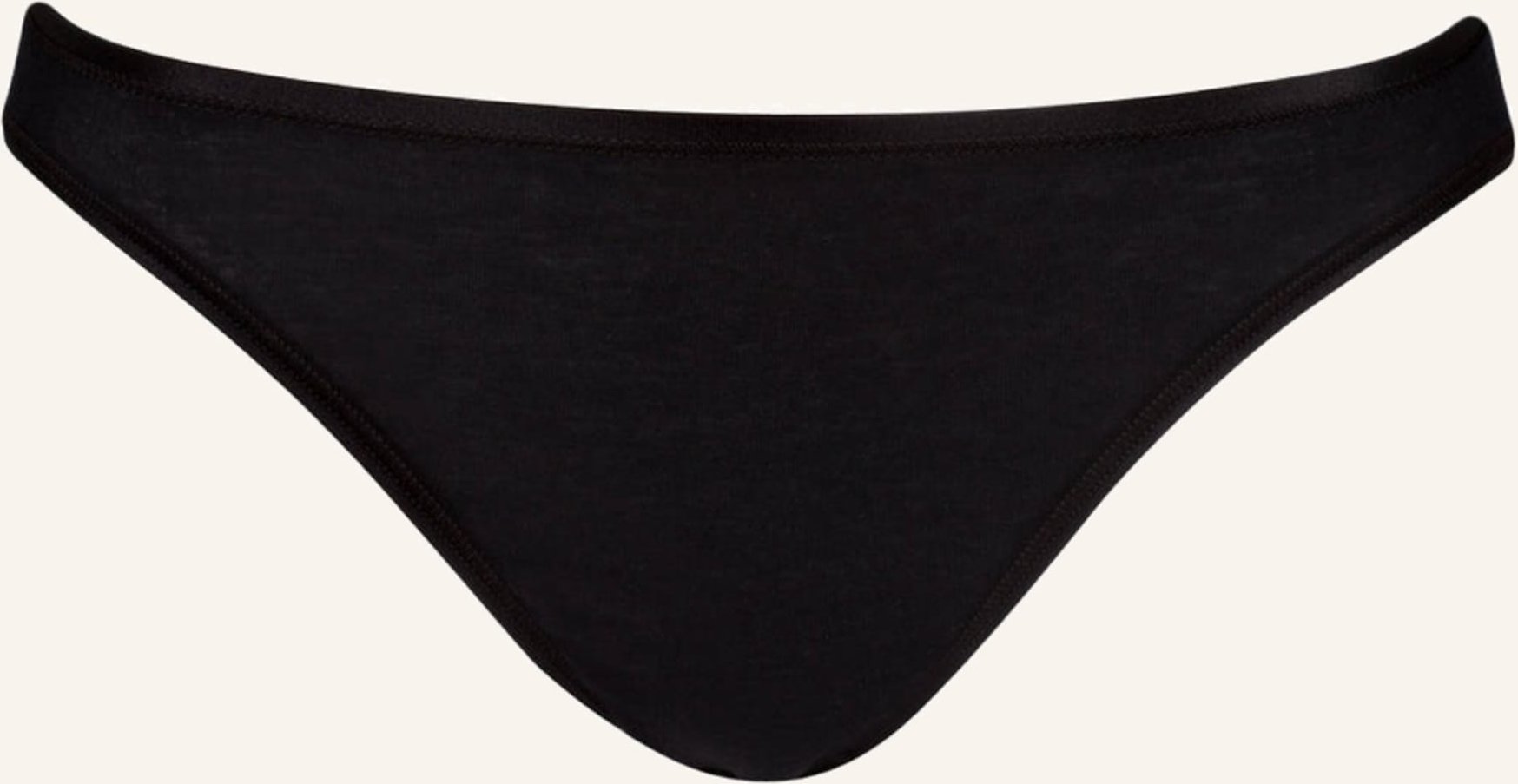 Hanro Slip Cotton Seamless schwarz