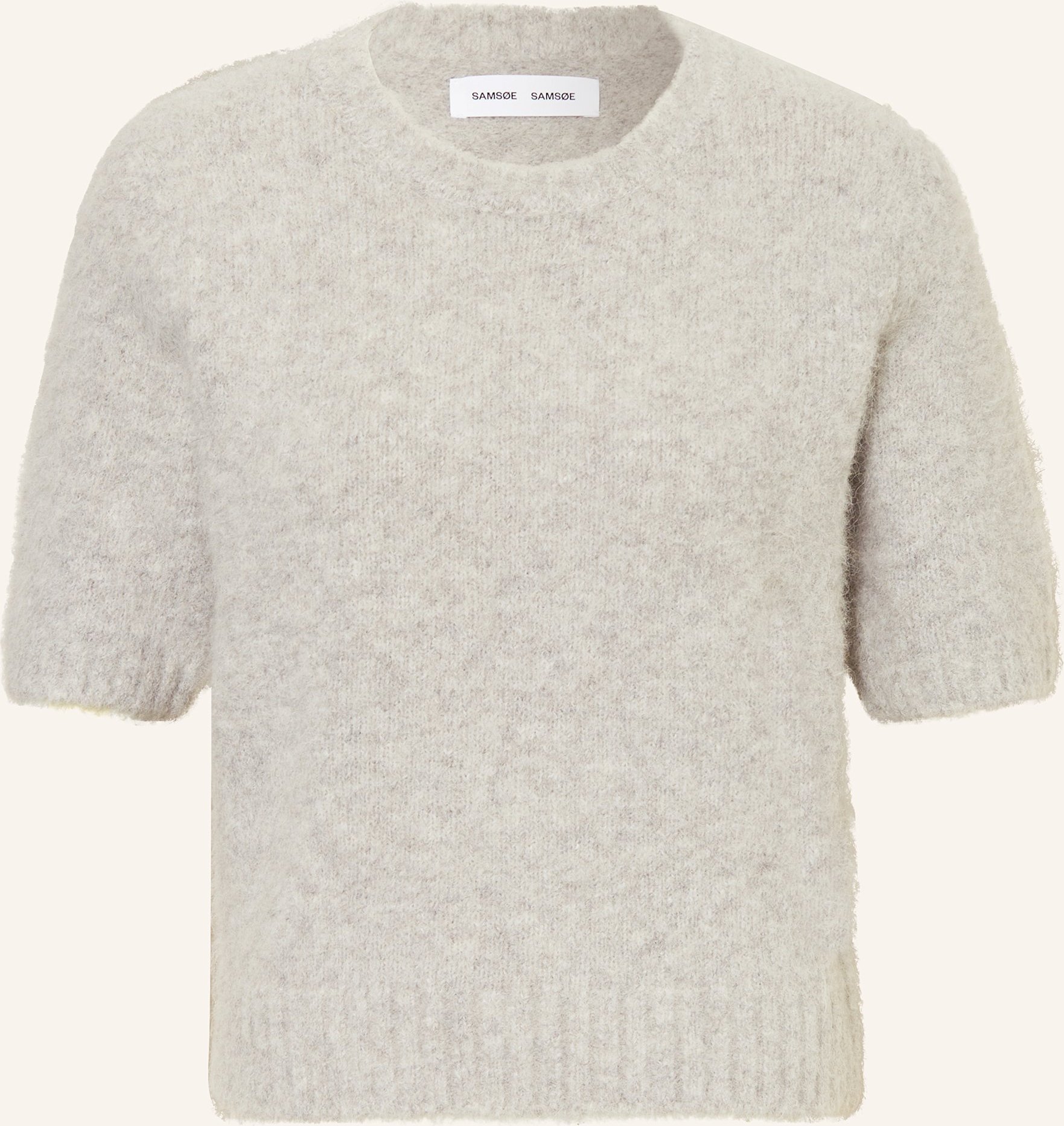 Samsøe Samsøe Strickshirt Sajeanne Mit Alpaka grau