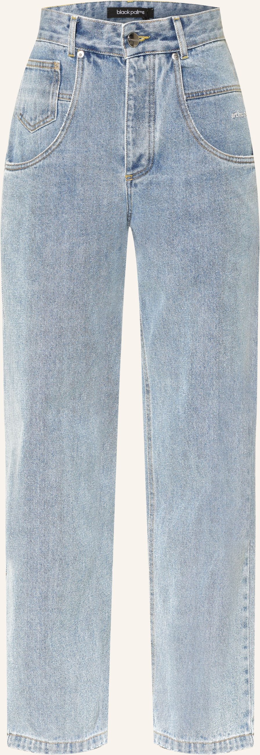 Black Palms Wide Leg Jeans Jeany 2502 blau