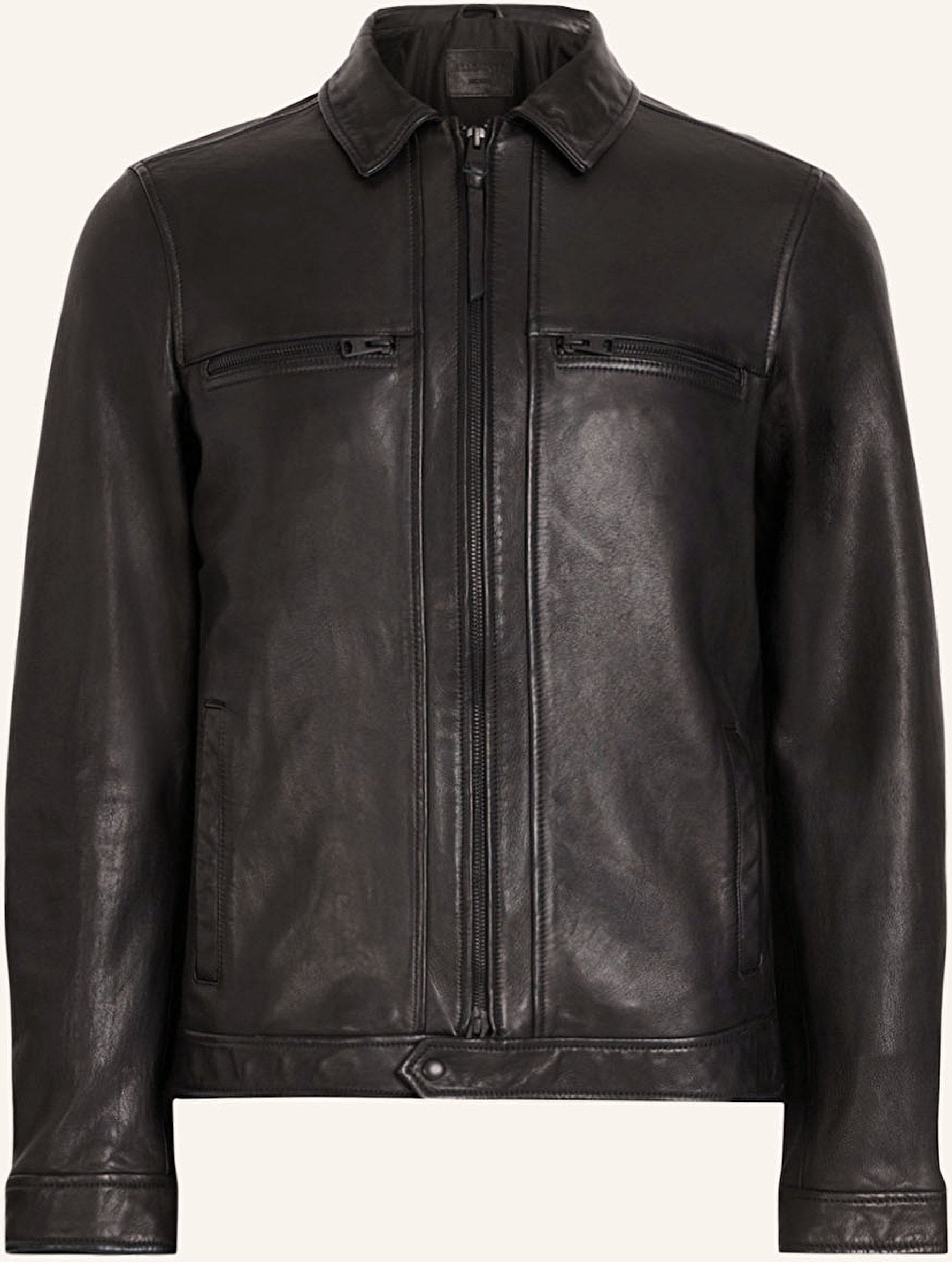 Allsaints Lederjacke Luck schwarz
