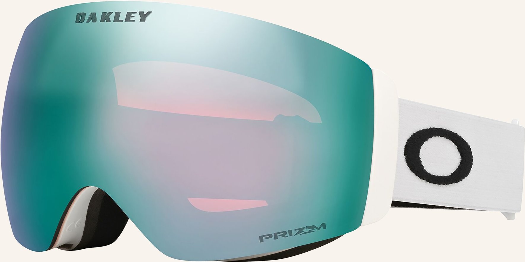 Oakley Skibrille Flight Deck Pro M weiss