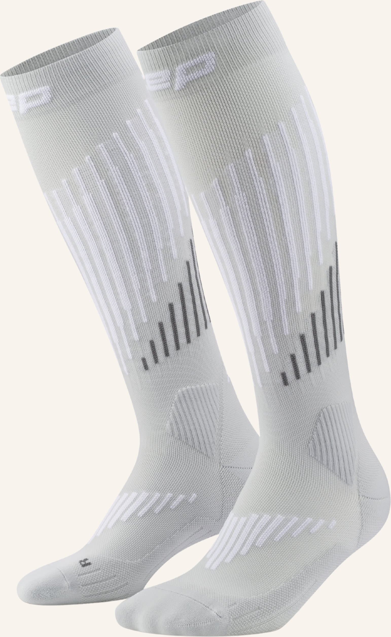 Cep Cep Cep Core Run Merino Socks, Tall, 3.0, Women, grau